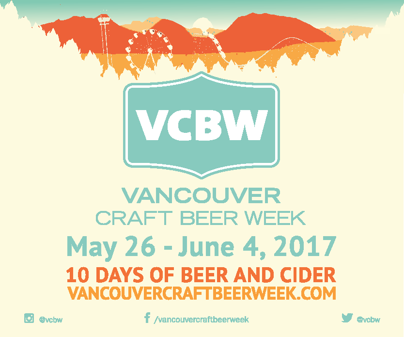 Vancouver Craft Beer Week 2017 Collateral