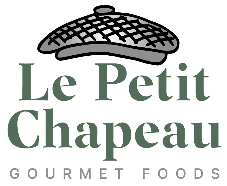 Combination Mark: Designed for Le Petit Chapeau’s expanding line of gourmet food products beyond traditional charcuterie. To establish a standalone logo for future offerings, I isolated the chef's signature newsboy cap as the primary icon, pairing it