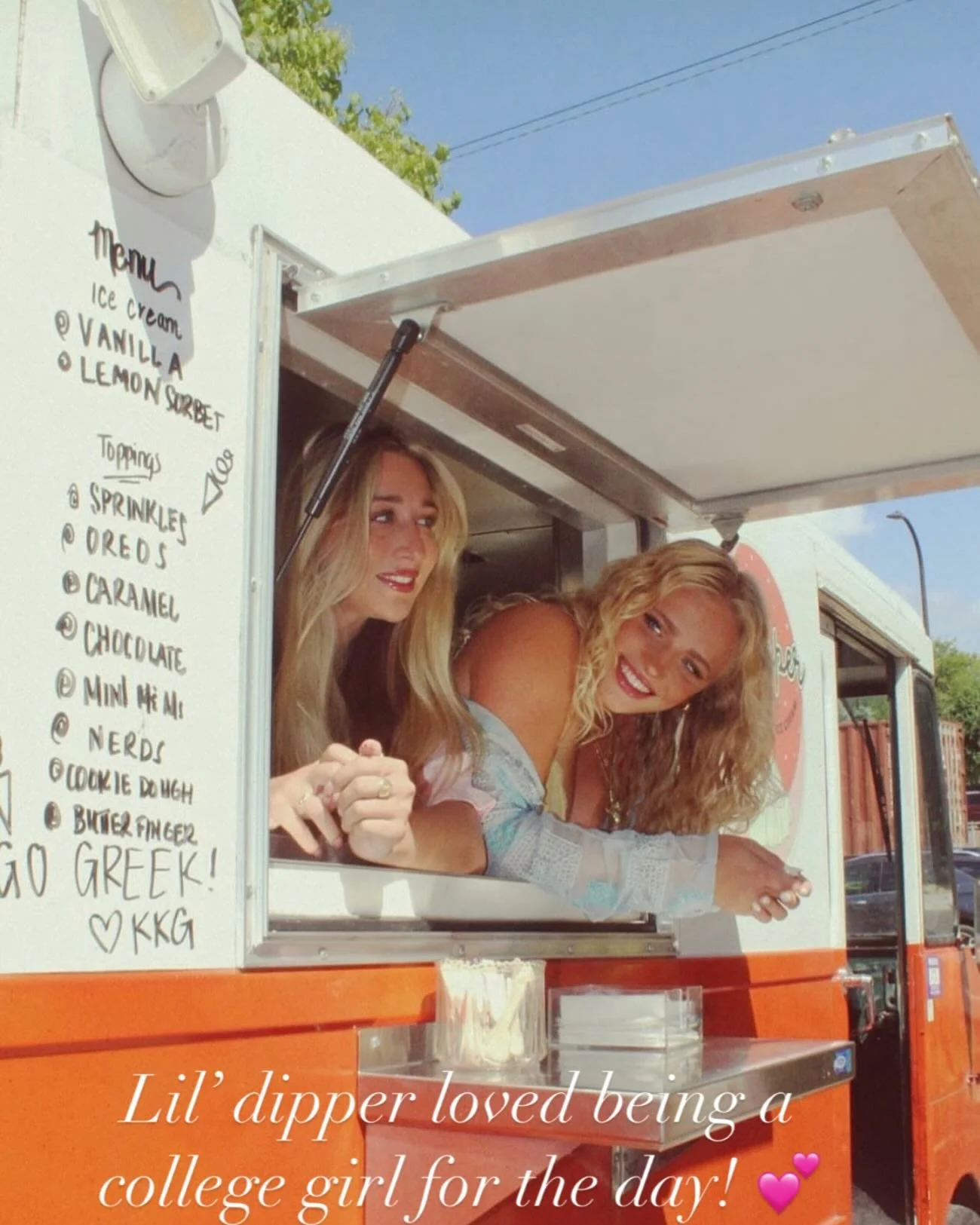 A lil photo shoot for lil&rsquo; Dippy, why not ?! #softservetruck #mplsfoodtruck