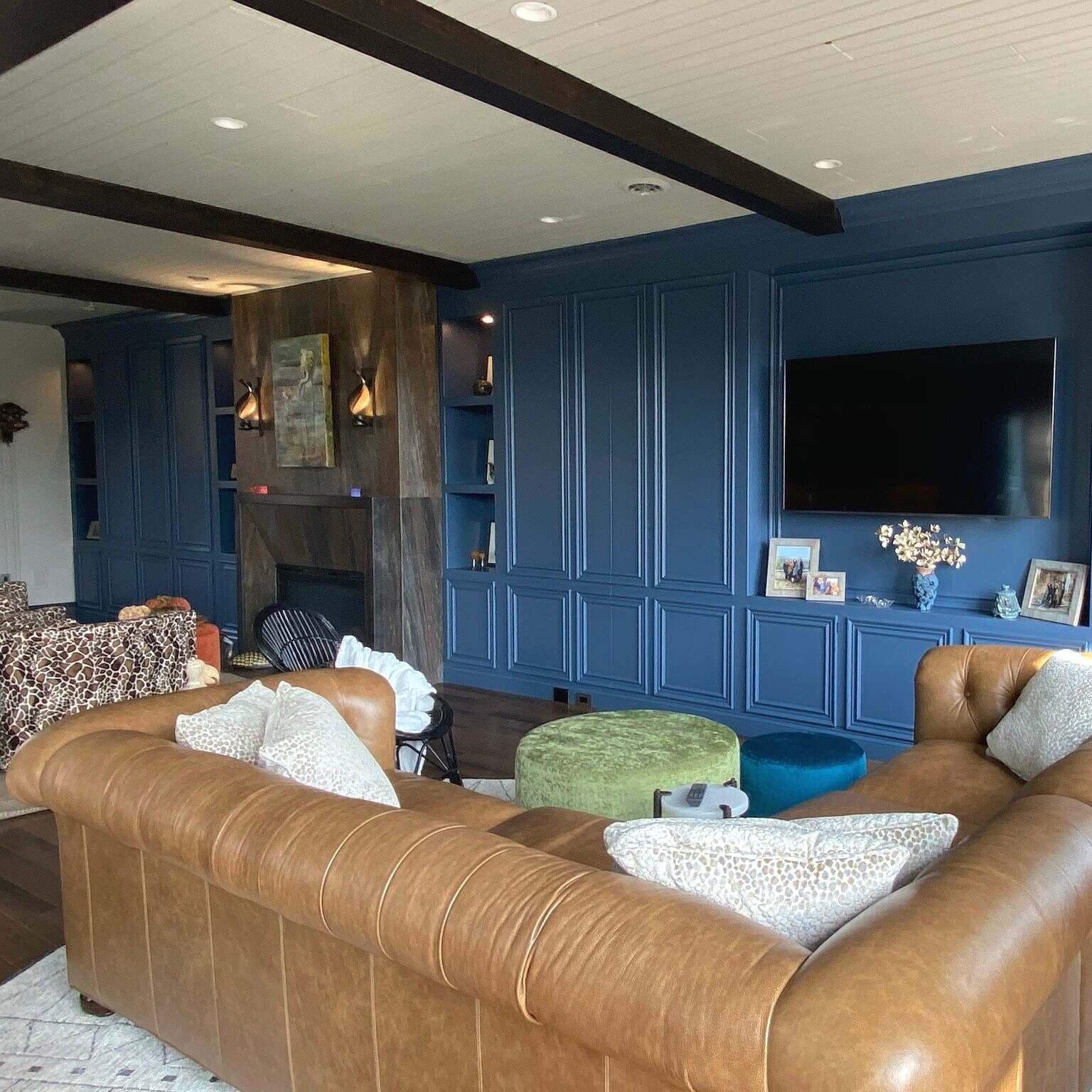finished living room