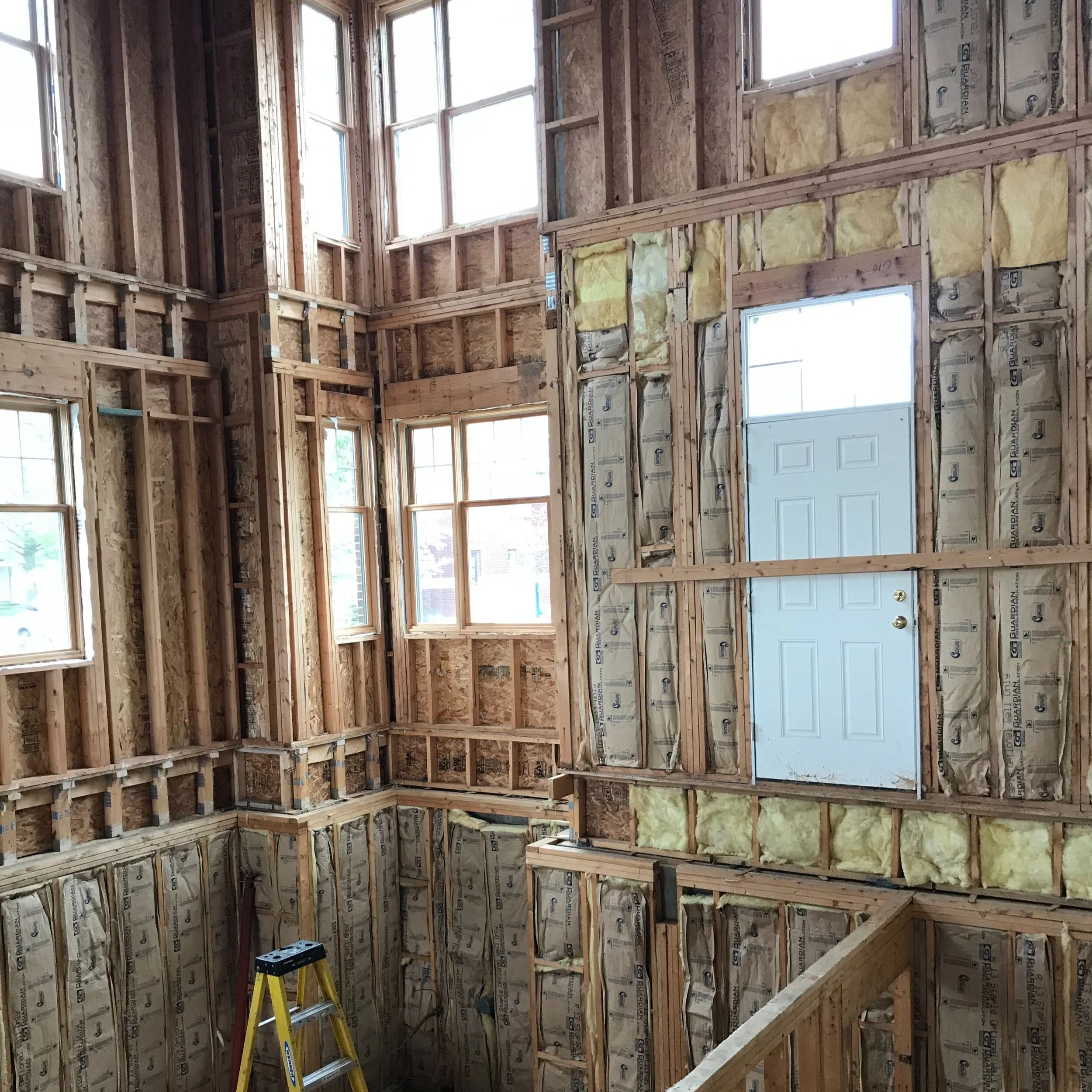 stairway under construction