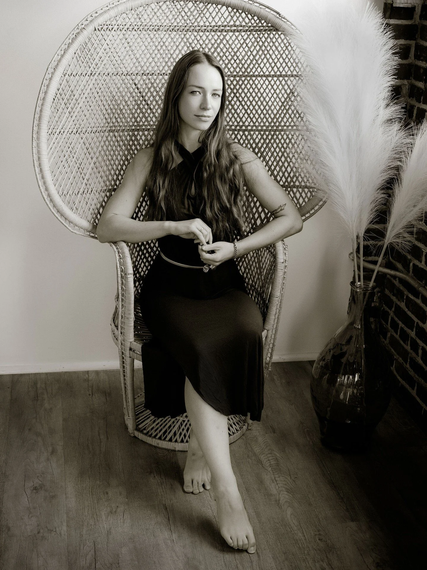 I think a lot of portrait photography chases perfect &mdash; perfect light, perfect posture, perfect smile. What I'm after is different. I like the moment someone stops performing for the camera and just gives you a subtle look. That's when you actua