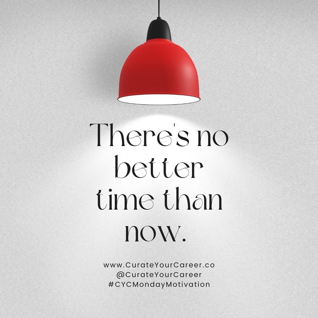 The best motivation is often the first step. Once you've made progress you become unstoppable. 

Start today.
Keep going.
There's no better time than now,

Find more motivation on www.CurateYourCareer.co (link in bio).

#leader #leadership #career #j