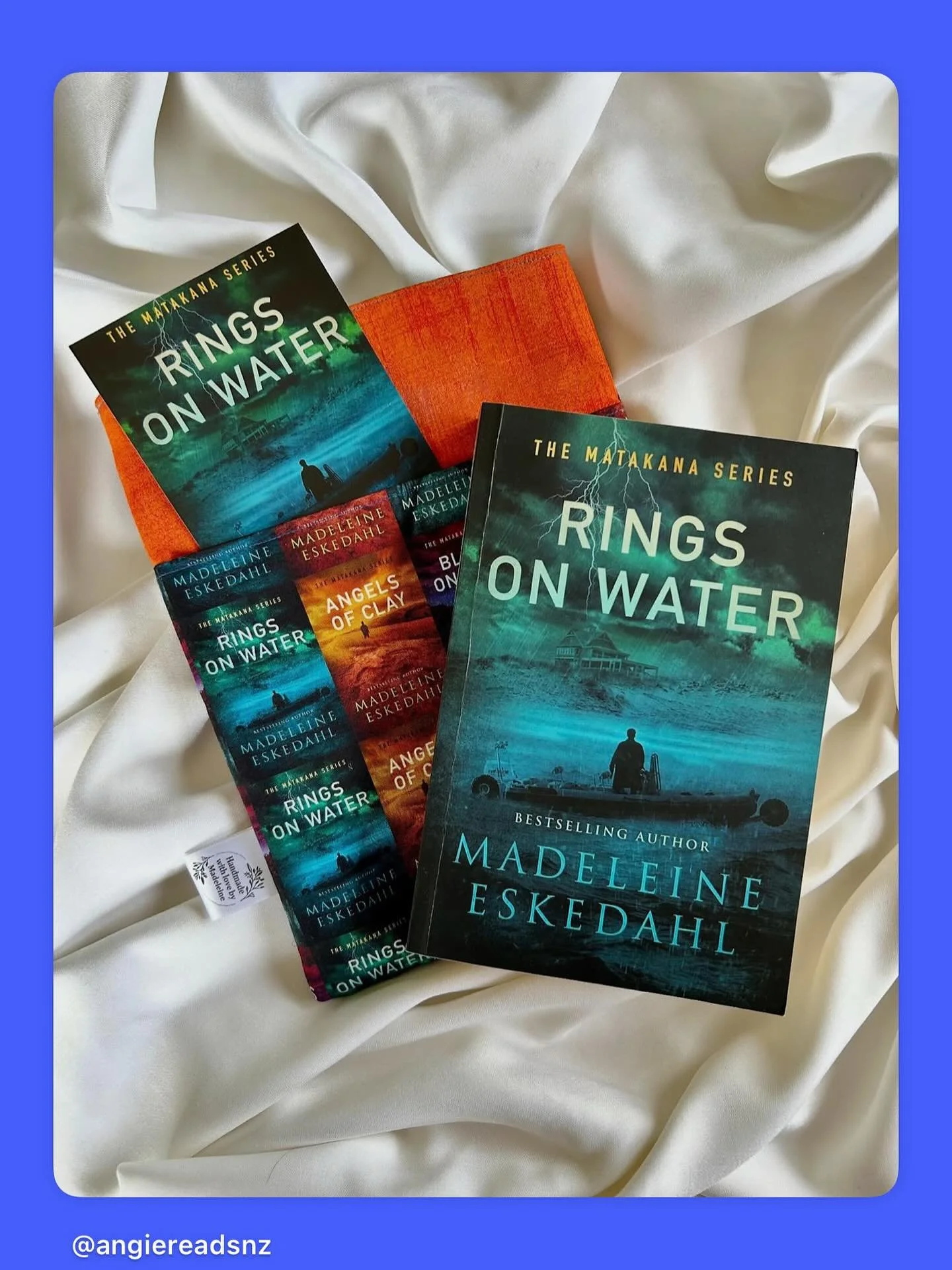 Repost @angiereadsnz Thank you for the 5 Star review 🌟🌟🌟🌟🌟 of Rings on Water 🥰#ringsonwater #thematakanaseries #madeleineeskedahl #nzcrimefiction #bookstagram #madeleineeskedahl #matakana