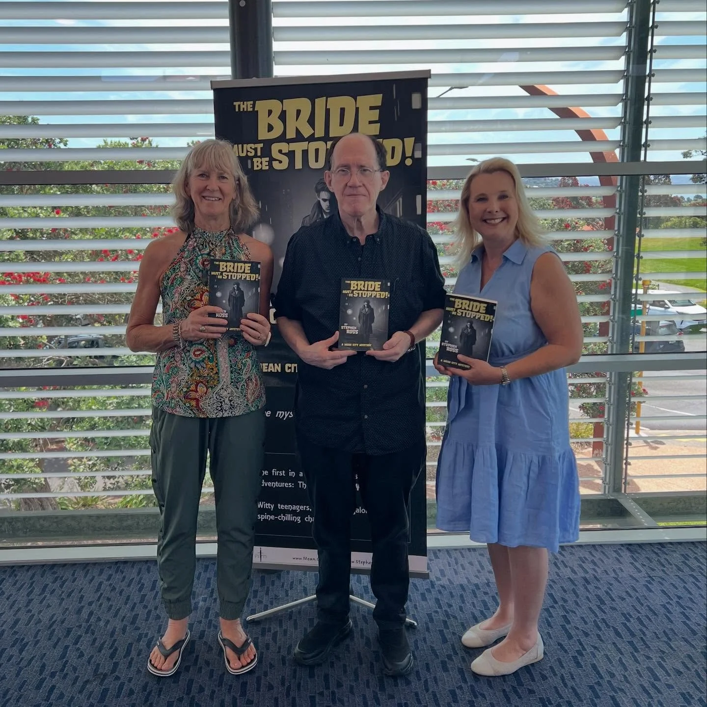 Wonderful book launch of The Bride Must Be Stopped by @stephen.ross_author this afternoon !!🎉🎉🎉