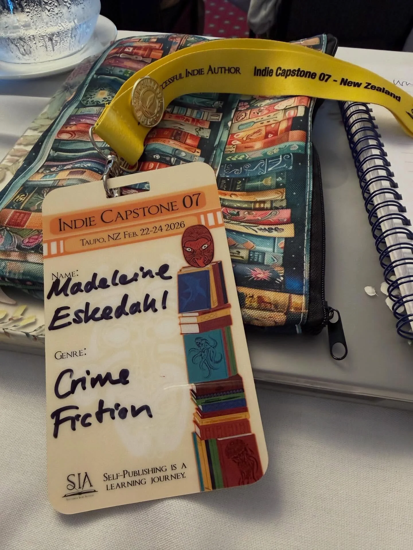 A fantastic first day of the Indie Capstone Writing Conference &amp; Retreat hosted by the charismatic @craigmartelle . So much knowledge shared, lots of words written and the best time catching up with old friends, as well as making new ones. 
#indi