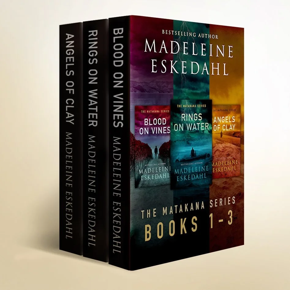 ATTENTION MATAKANA SERIES READERS👮🫆🚔📚 I need your help !! Plans are underway to make a collection of books 1-3. The clever cover designer suggested these two options. Which one do you prefer ? Please comment. &rdquo;SLICED COVERS&rdquo;  or &rdqu