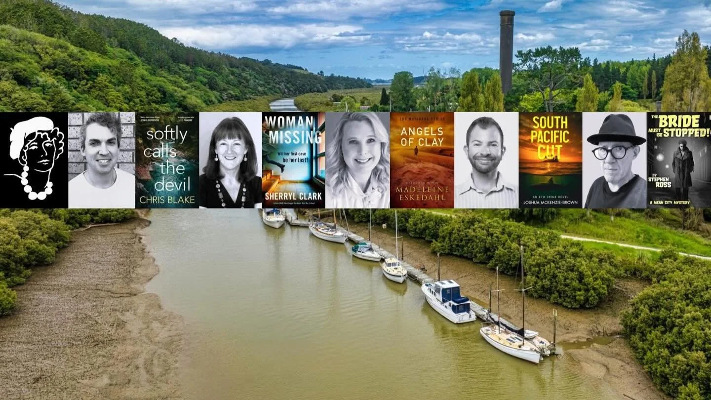It&rsquo;s Mystery In The Library time again !! Come along and see me at @warklib on Wednesday the 13th of May at 17.30.  Hope to see you there 🥰#madeleineeskedahl #thematakanaseries #nzcrimefiction #mysteryinthelibrary2026
