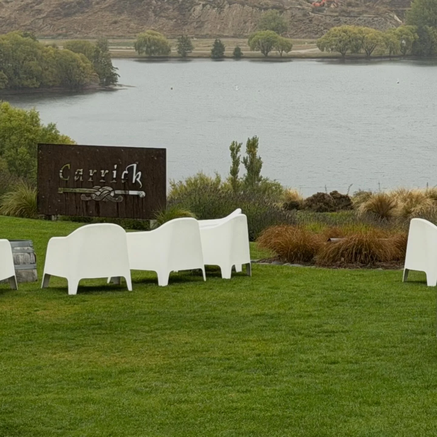 Dinner &amp; lovely wine tasting @carrick_nz 🥰