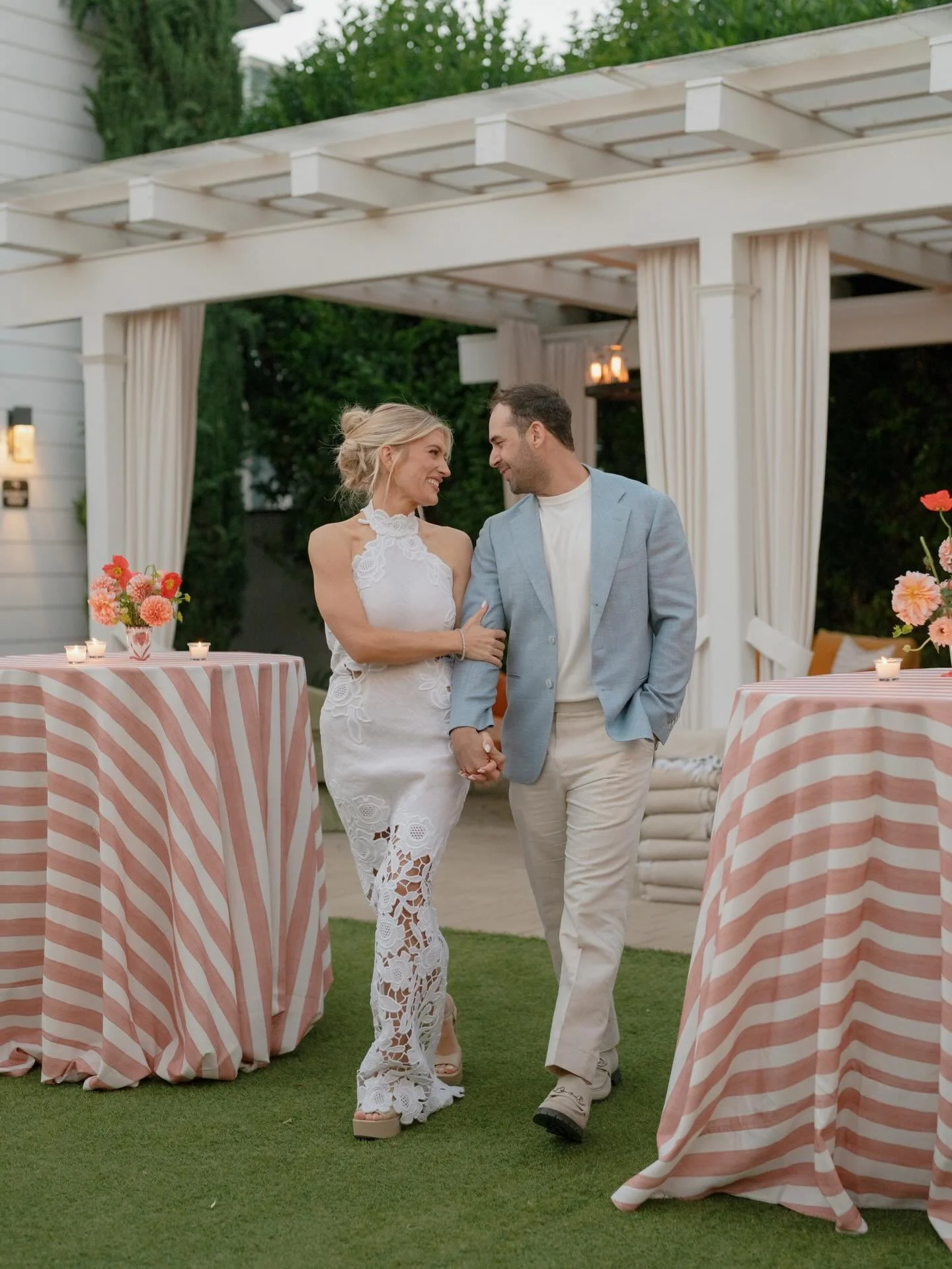 Twenty pictures isn&rsquo;t enough to cover all of the excitement, joy and details from M + B&rsquo;s welcome party. Guests chose custom hats, bananas, and totes to have embroidered personally, and enjoyed curated cocktails and an affogato bar. We wa