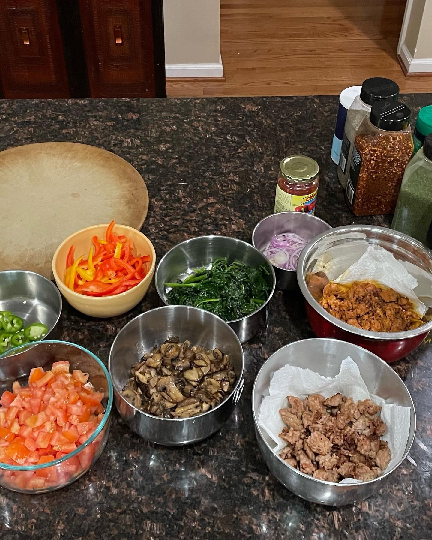 Today was make your own pizza day. The kids had a ball. We love these kind of memories. ￼🧡💗🧡💗

Happy Sunday everyone!

#pizzasunday 
#diverseluv 
#truthandcoffeetimepodcast