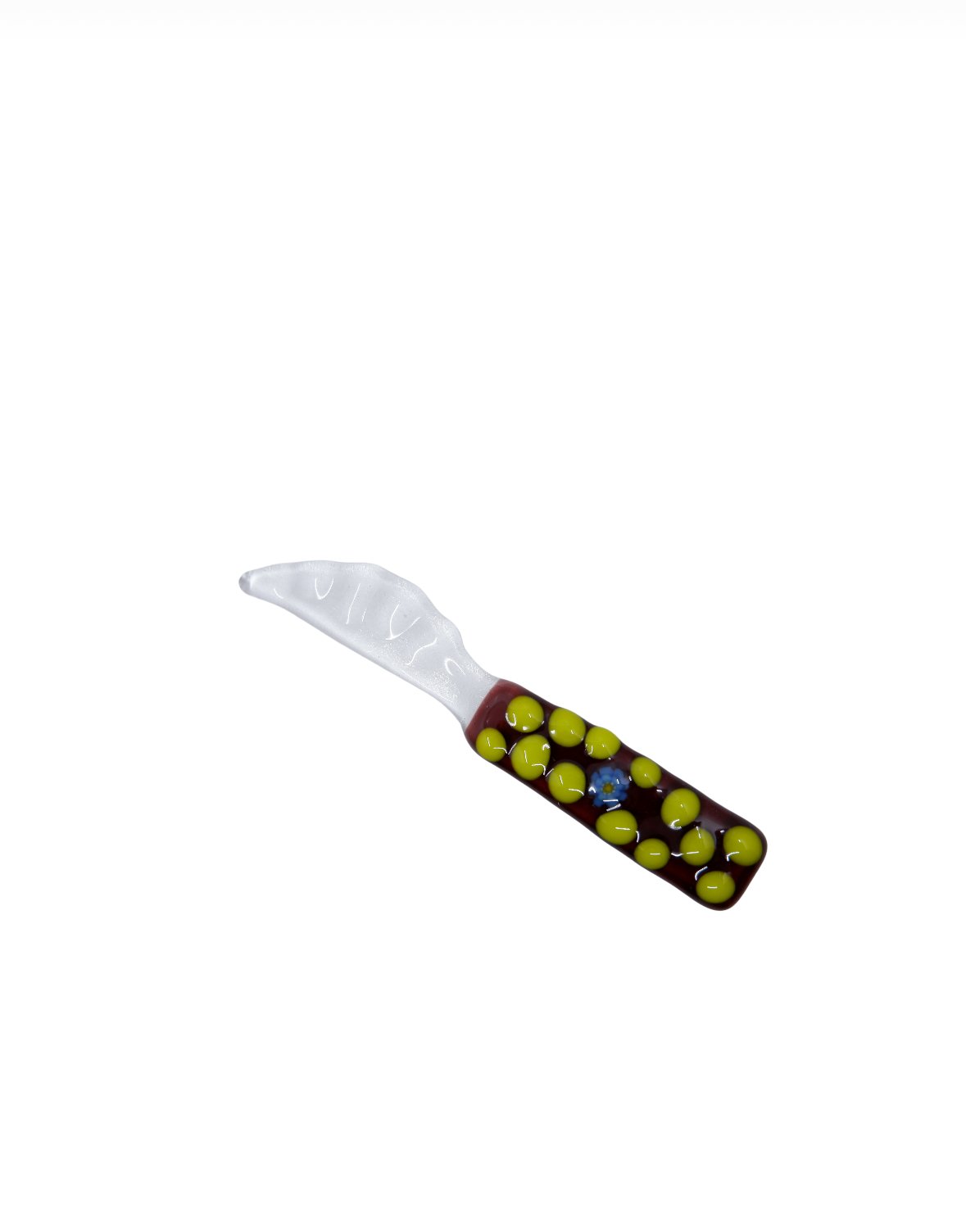Blue daisy butter knife