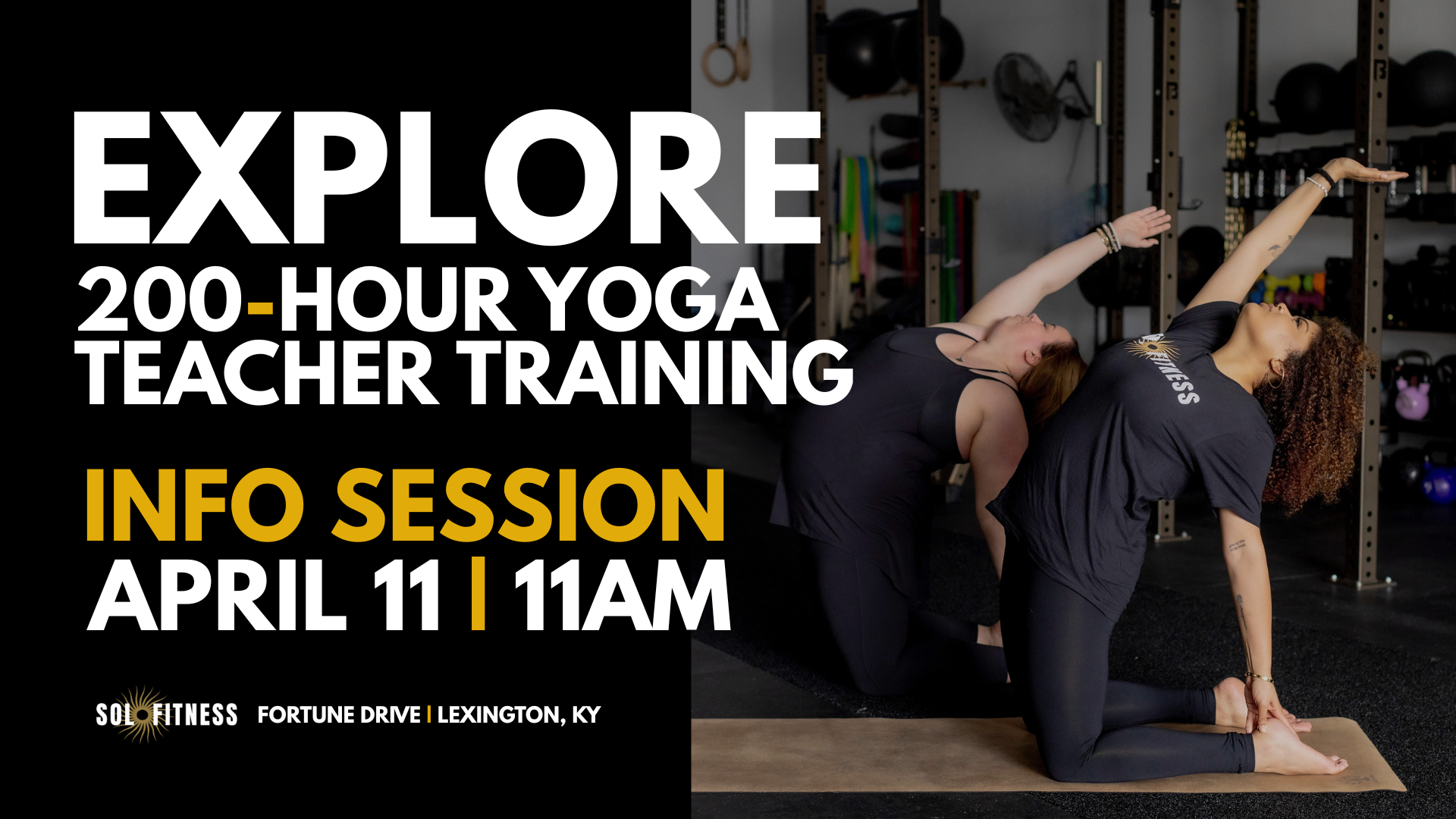 Yoga teacher training info session at Sol Academy in lexington, KY