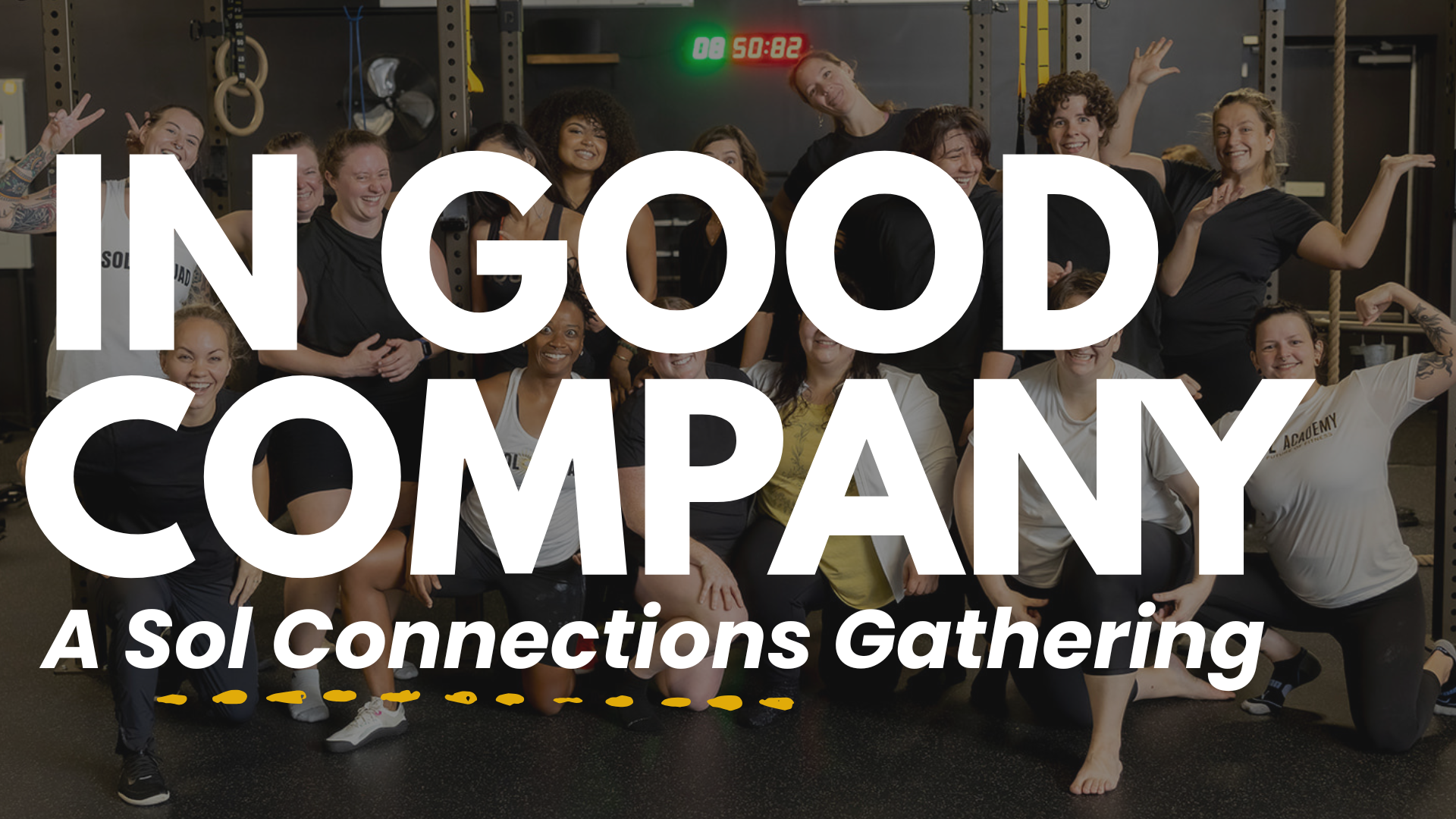 Sol Fitness community gathering in Lexington KY — In Good Company Sol Connections event