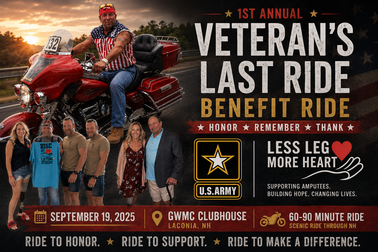 LLMH Benefit Motorcycle Run- Veteran's Last Ride