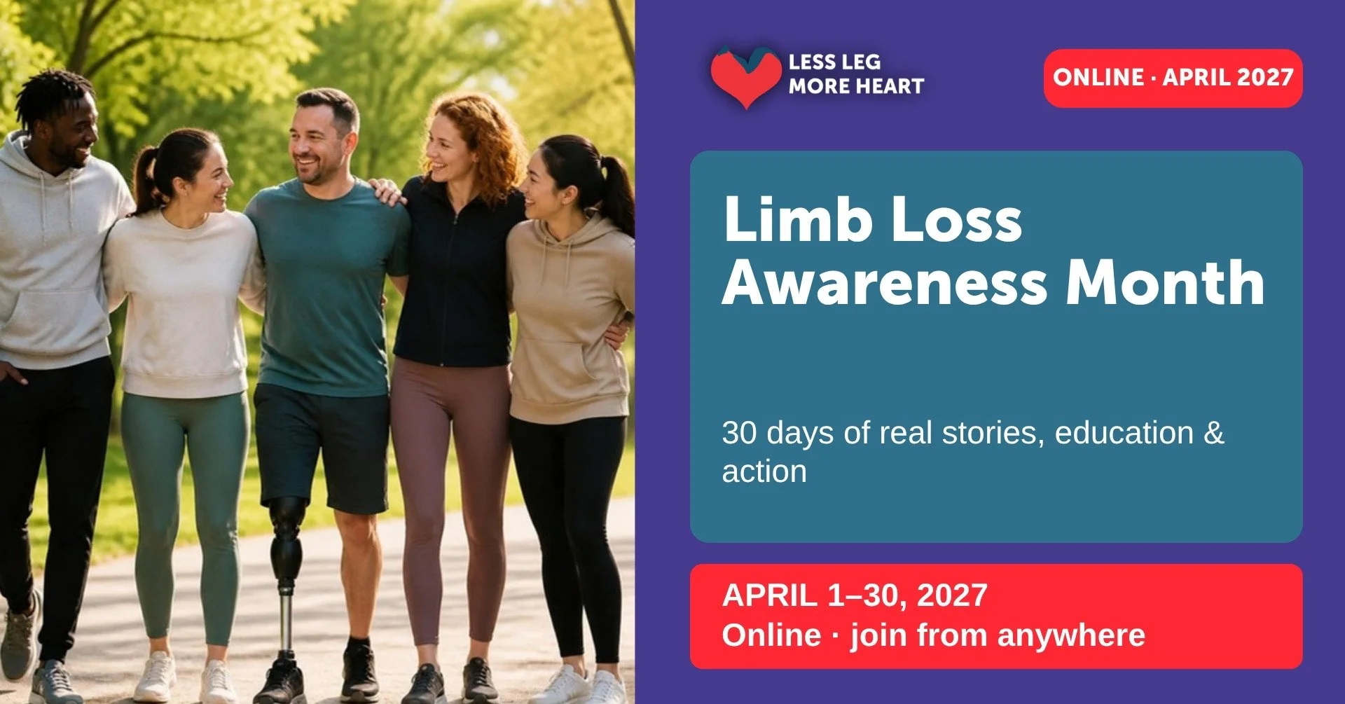 Limb Loss Awareness Month 2027
