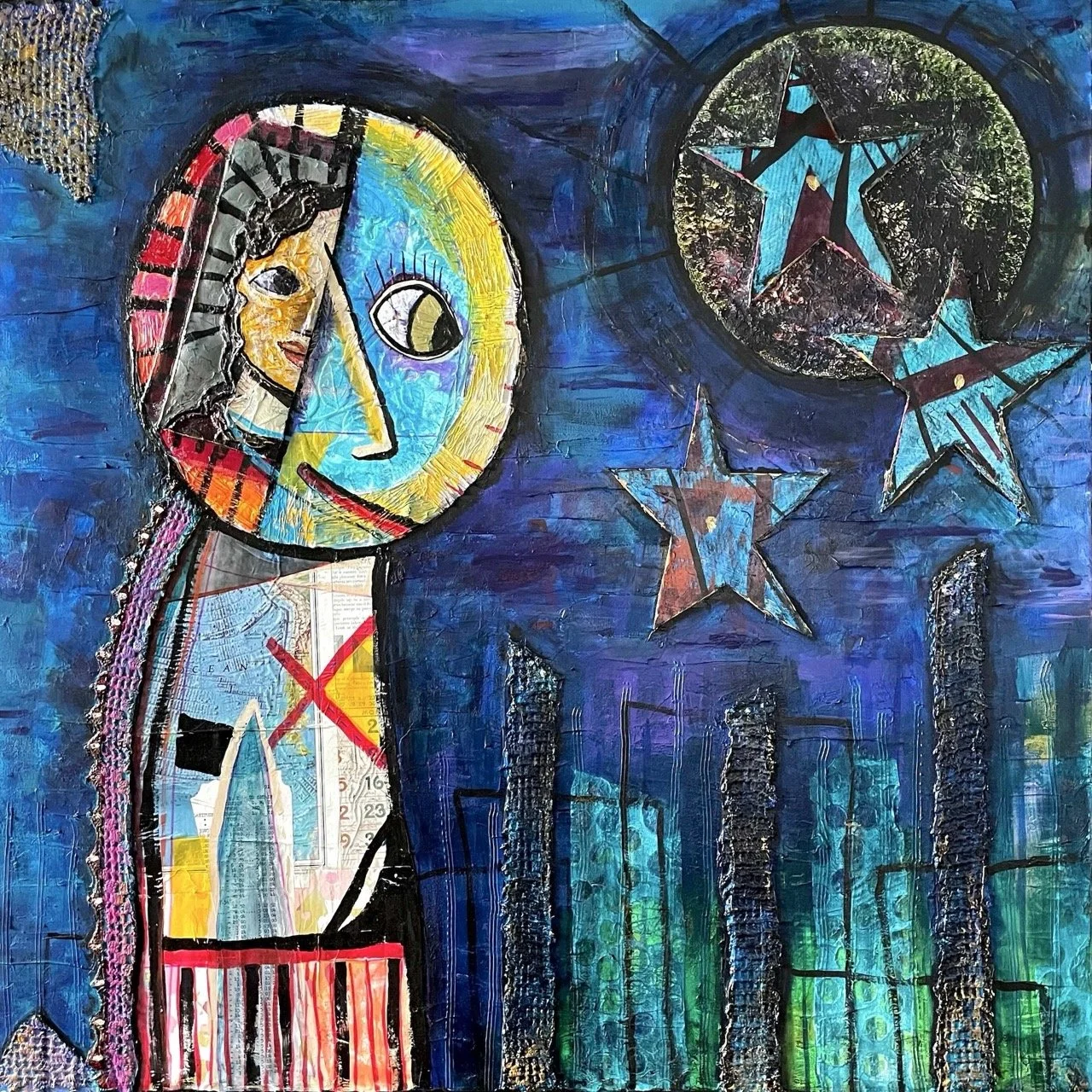 'keeping this in mind'  
36"x36" | $1250