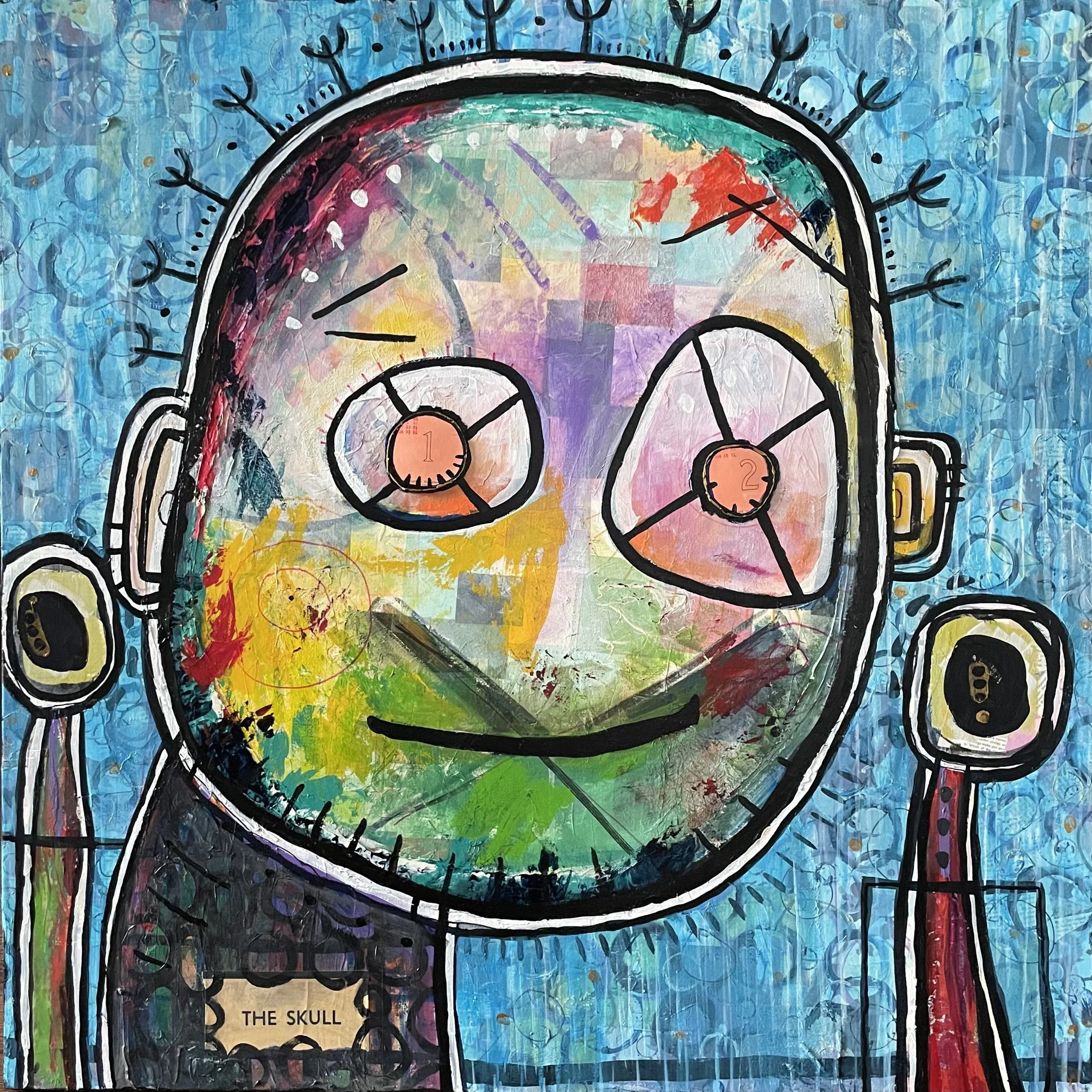 "I like your skull shirt" - 36"x36" - $1200