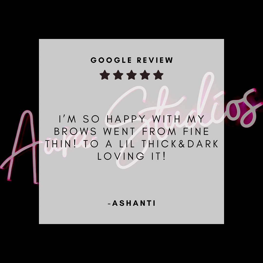 we appreciate all of our google reviews! thought about powder brows? 
book a free phone consult with @estheticsbykalista to discuss your options!✨
&bull;
&bull;
&bull;

#lashartist #volumelashes #lashes #lashextensions #classiclashes #lashlove #beaut