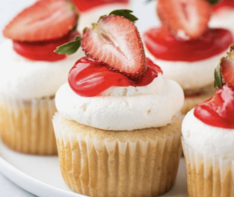 Strawberry Shortcake Cupcakes