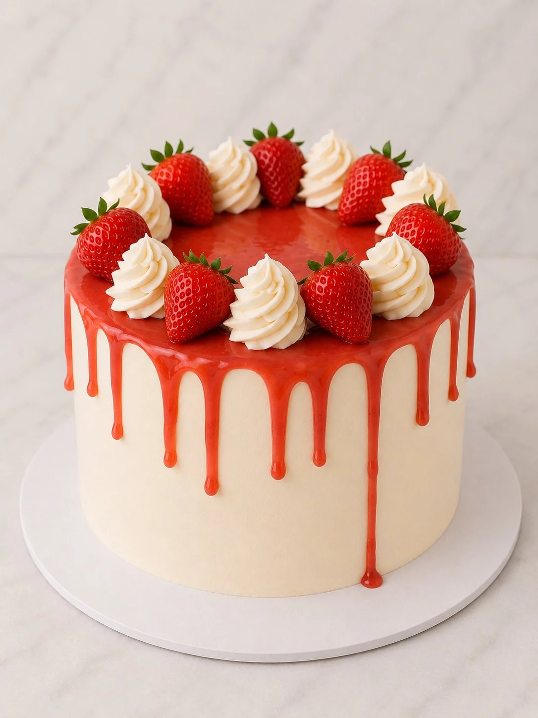 Strawberry Shortcake Cake