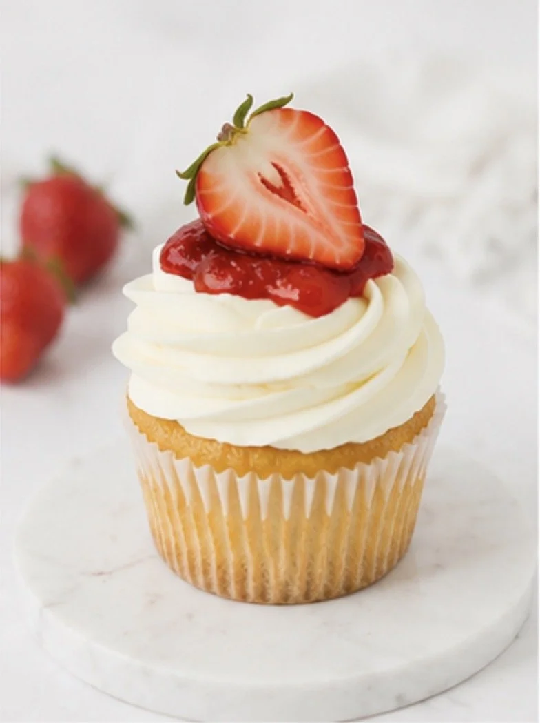 Strawberry Shortcake Cupcakes