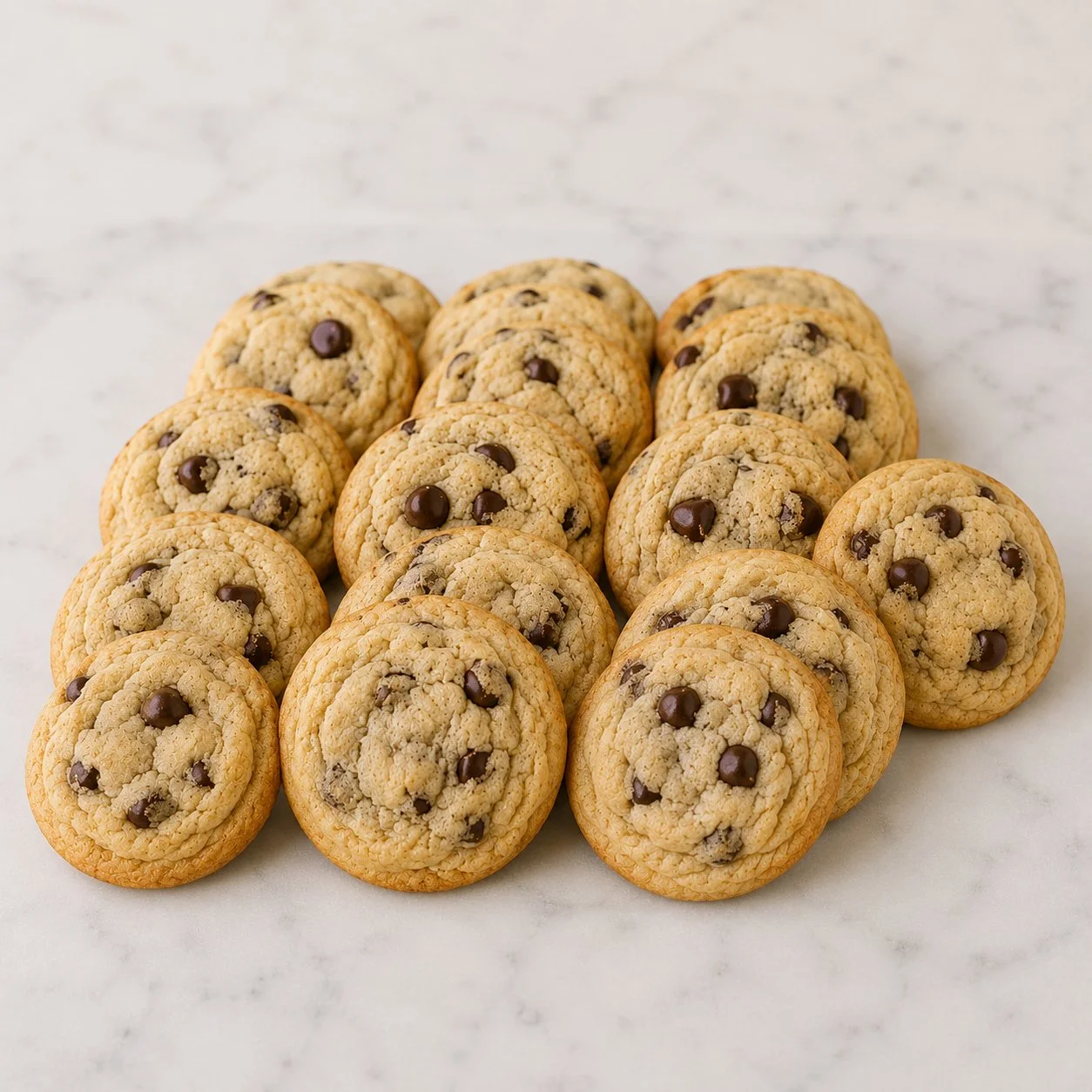 Soft Baked Chocolate Chip Cookies