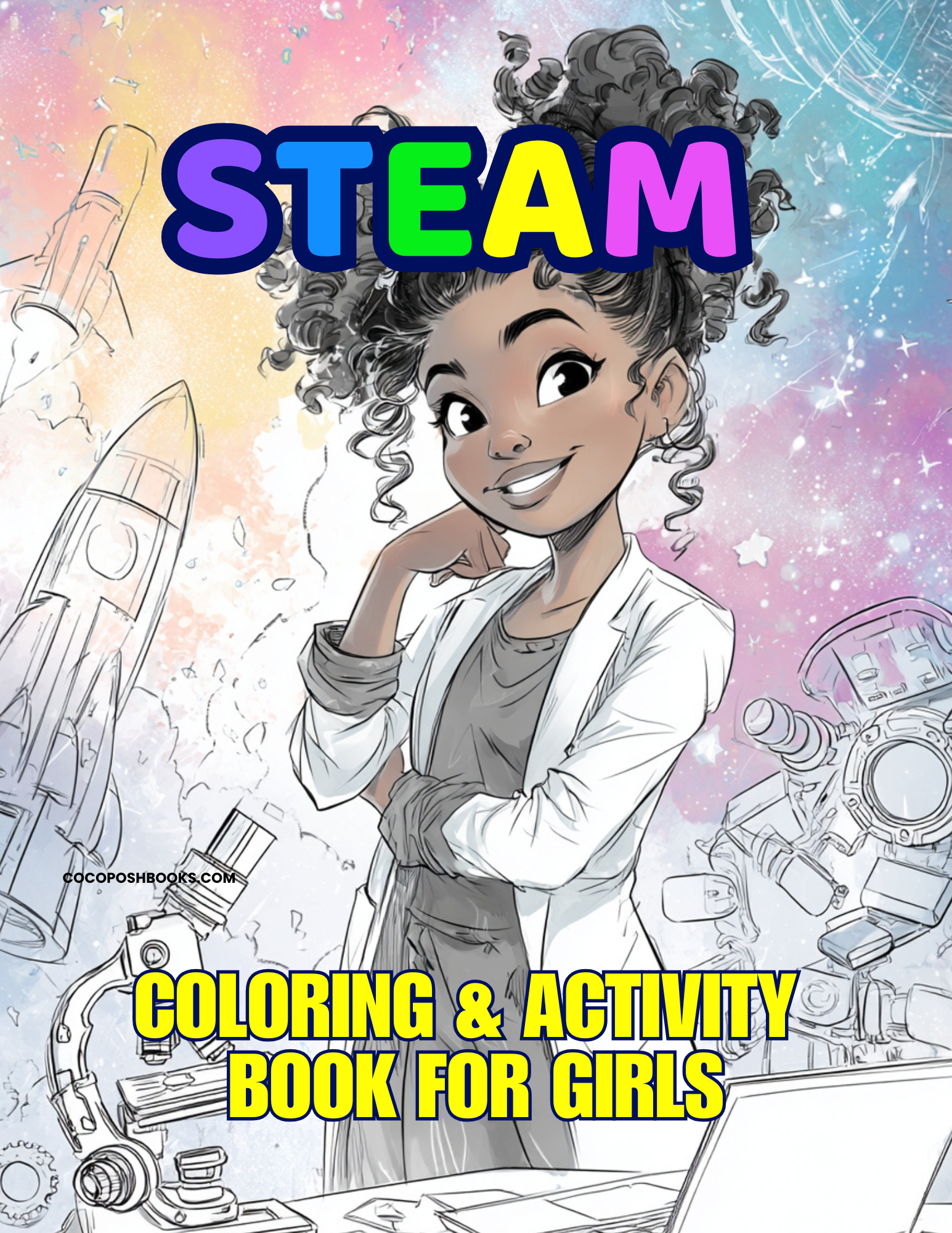 Coloring Book Steam Method STEAM Coloring & Activity Book for Girls — The Reformer - Honorable ...