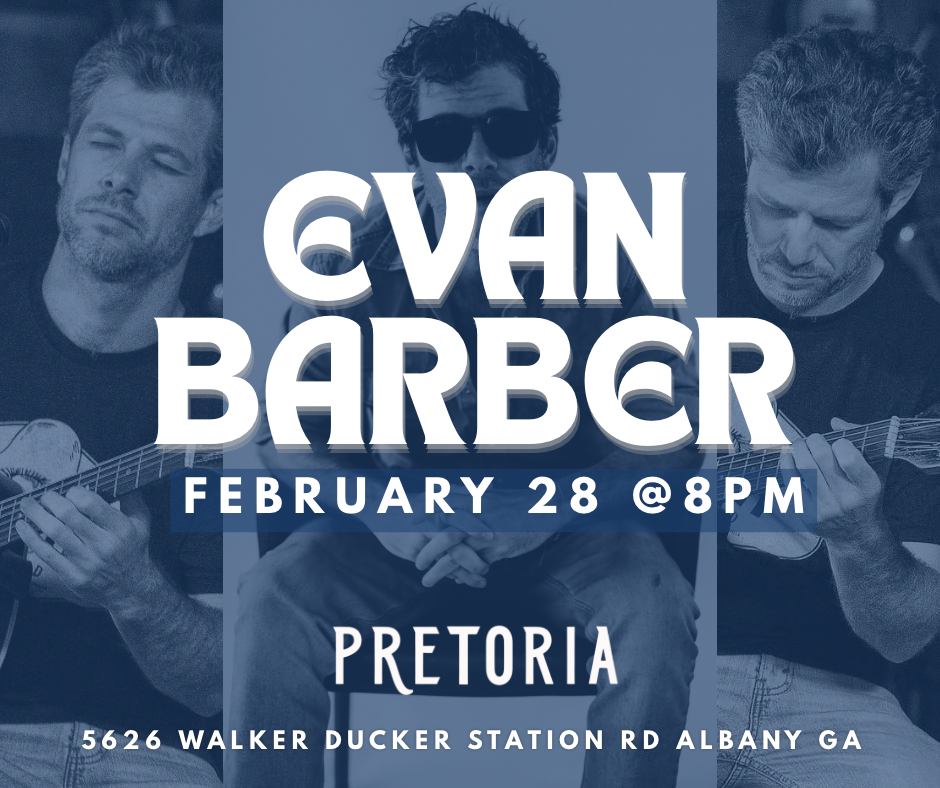 EVAN BARBER & FRIENDS LIVE AT PRETORIA FIELDS BREWING
