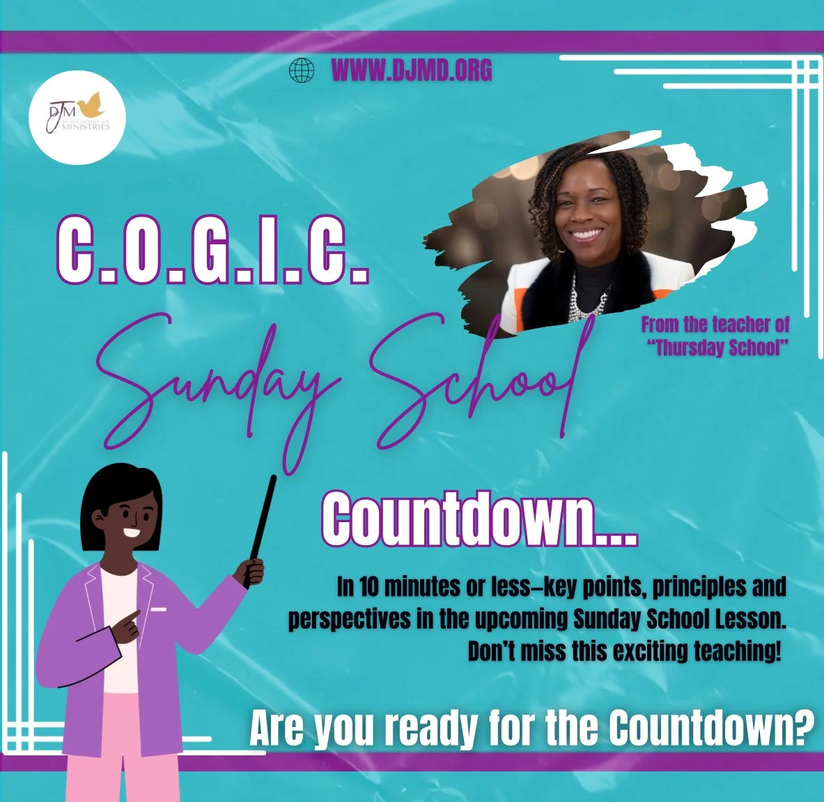 COGIC Sunday School Countdown!