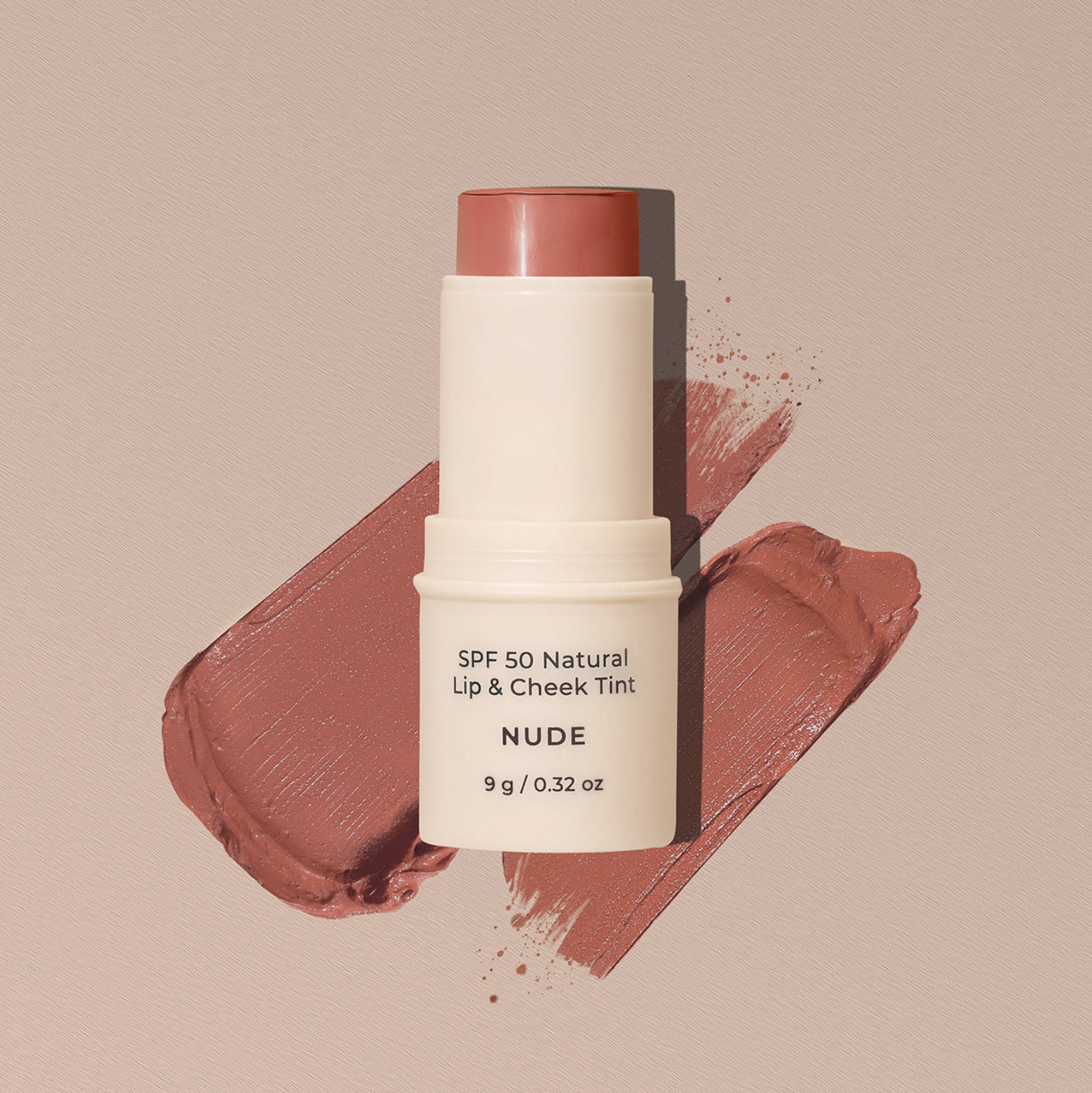 Avocado Zinc SPF50 Natural Lip & Cheek Tint - Nude