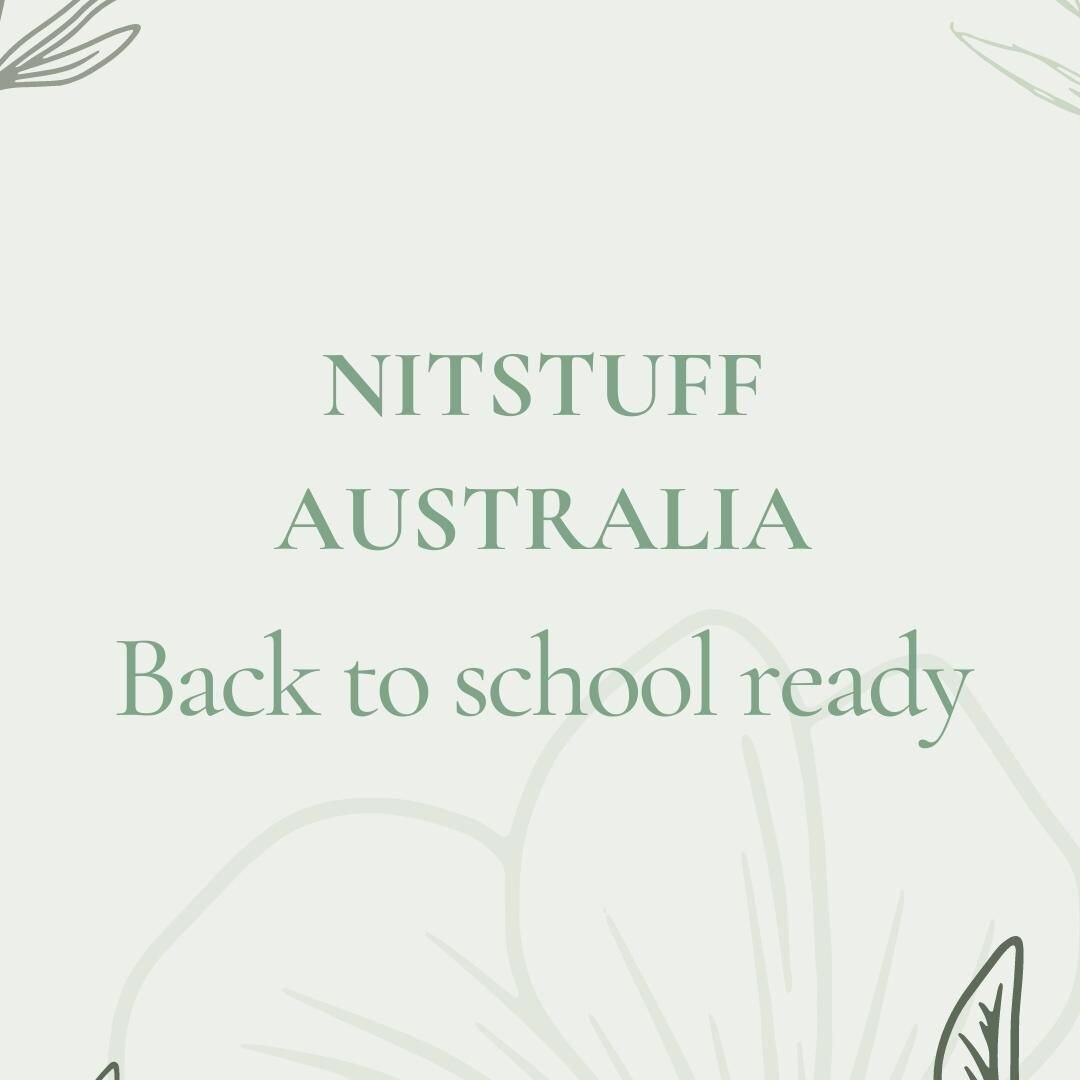 Are you back to school ready???
#prevent
#headlice
#beproactive
#schoolsback
#kids
#schooldays
#itchyheads
#lunches
#kidsplay
#morningroutines
#happykids
#nonits
#preventheadlice
#bestproductsavailable
#productsthatwork
#nitstuffaustralia