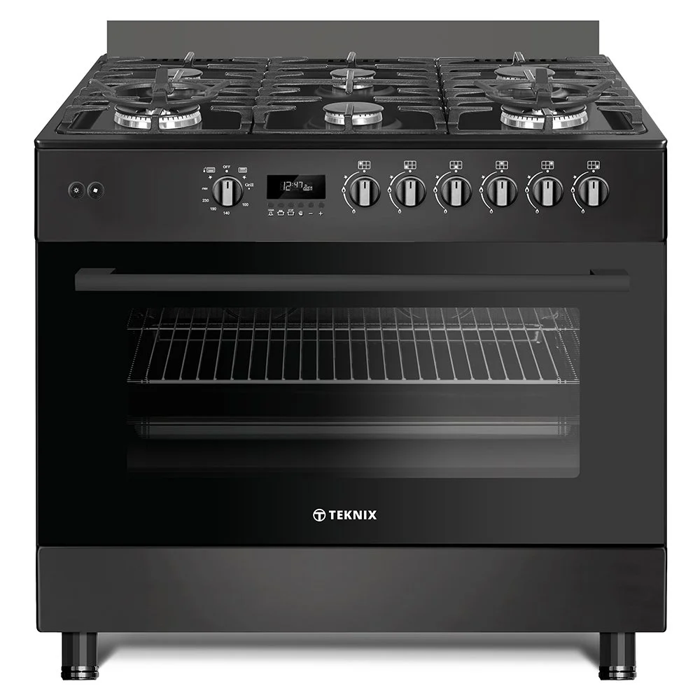 TK2SRCG90B, 90cm Gas Range Cooker, Black