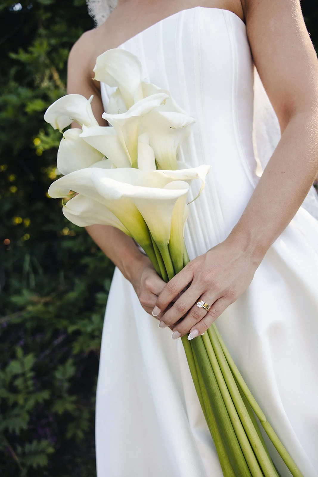 Bride’s bouquet details photographed at a Newcastle wedding
