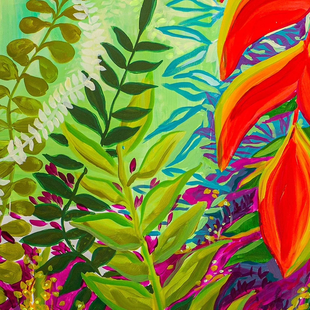 Botanical Composition 1 (Jungle Series) by Ana Balcazar Bartra