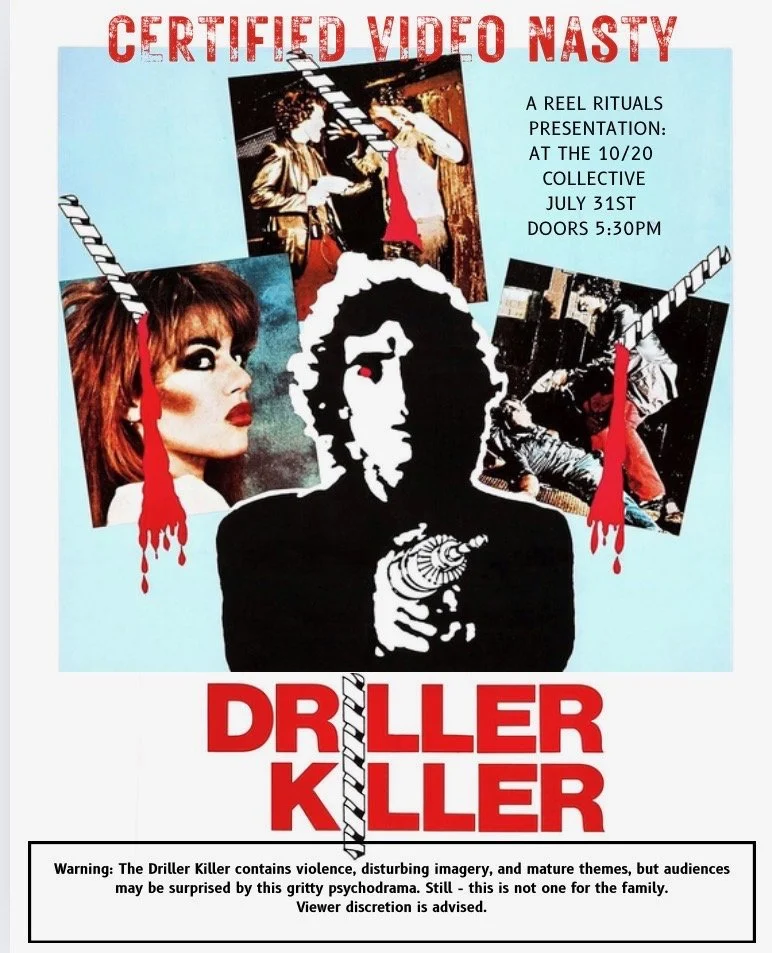 Reel Rituals Screening: Driller Killer