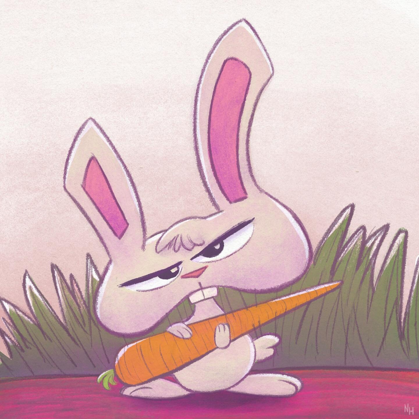 Don&rsquo;t touch my carrot... 
.
.
.
.
.
.
.
.
.
.
.
.
.
.
.

#artist #sketchbook #sketchbooks #sketch #sketching #draw #drawing #drawings  #doodle #doodles #love #digitalart  #timelapse #sketchdaily #sketchdailies #dailydrawing #kidillustration #sk