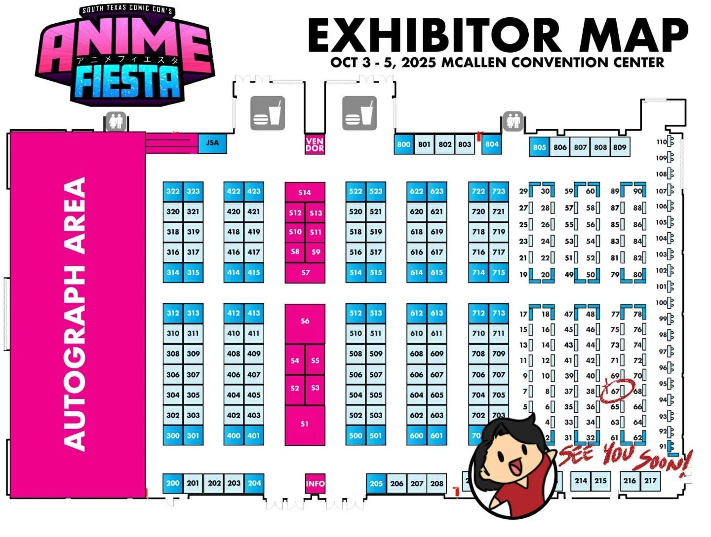 Hi friends!! I know it's been another hot minute since I posted, but I'll be at @animefiestatx next weekend with @suzustudios !! We'll be in Artist Alley in booths 67 and 65 :D 
I've got some fun stuff I've been working on but it's just been crazy bu