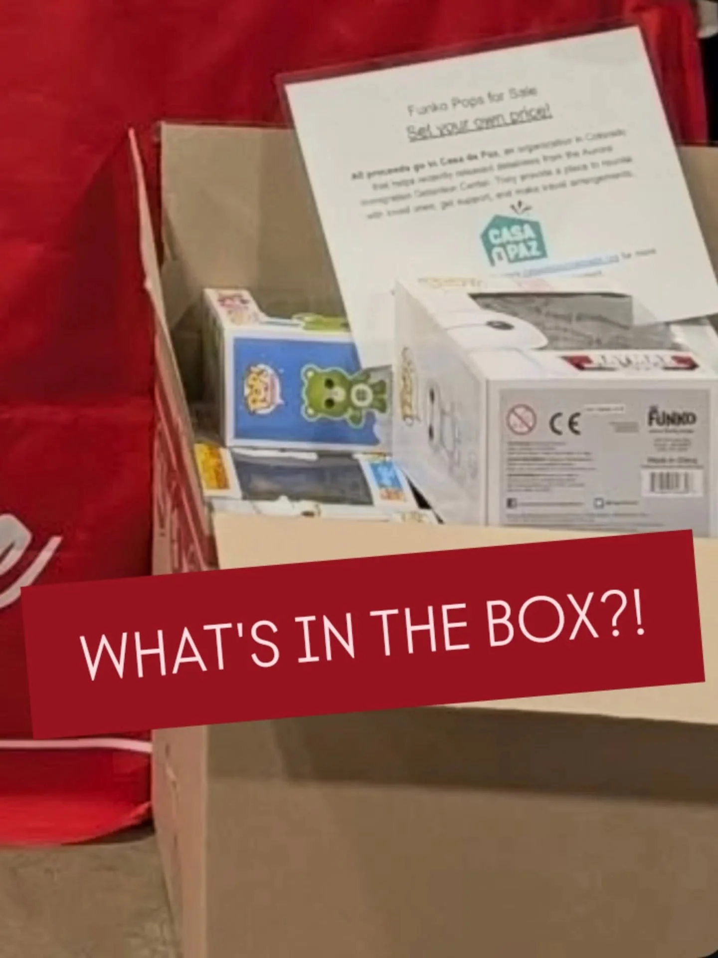 If you passed by our table at @fanexpodenver we had a box out front thanks to my lovely friend @lunadishanghai and her husband. They had a box of some of their Funko Pops they collected over the years and let attendees set their own price so we could