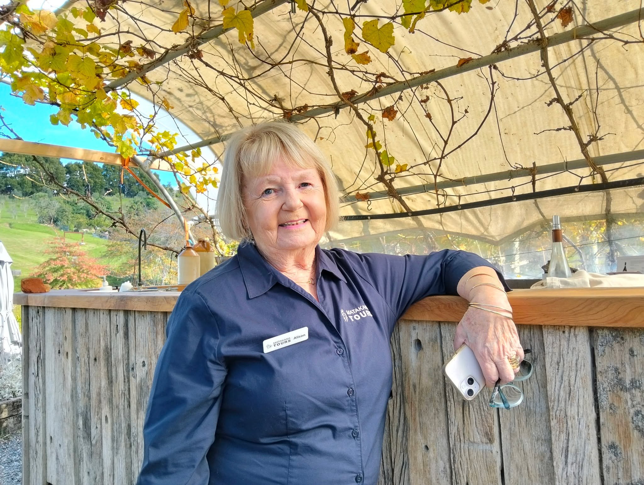 A well known face in Warkworth, is our very own tour guide Alison Hitchcock.
In addition to being the manager of the local Information Centre in Warkworth, Alison just loves being able to showcase the Matakana Region, it's history and attractions wit