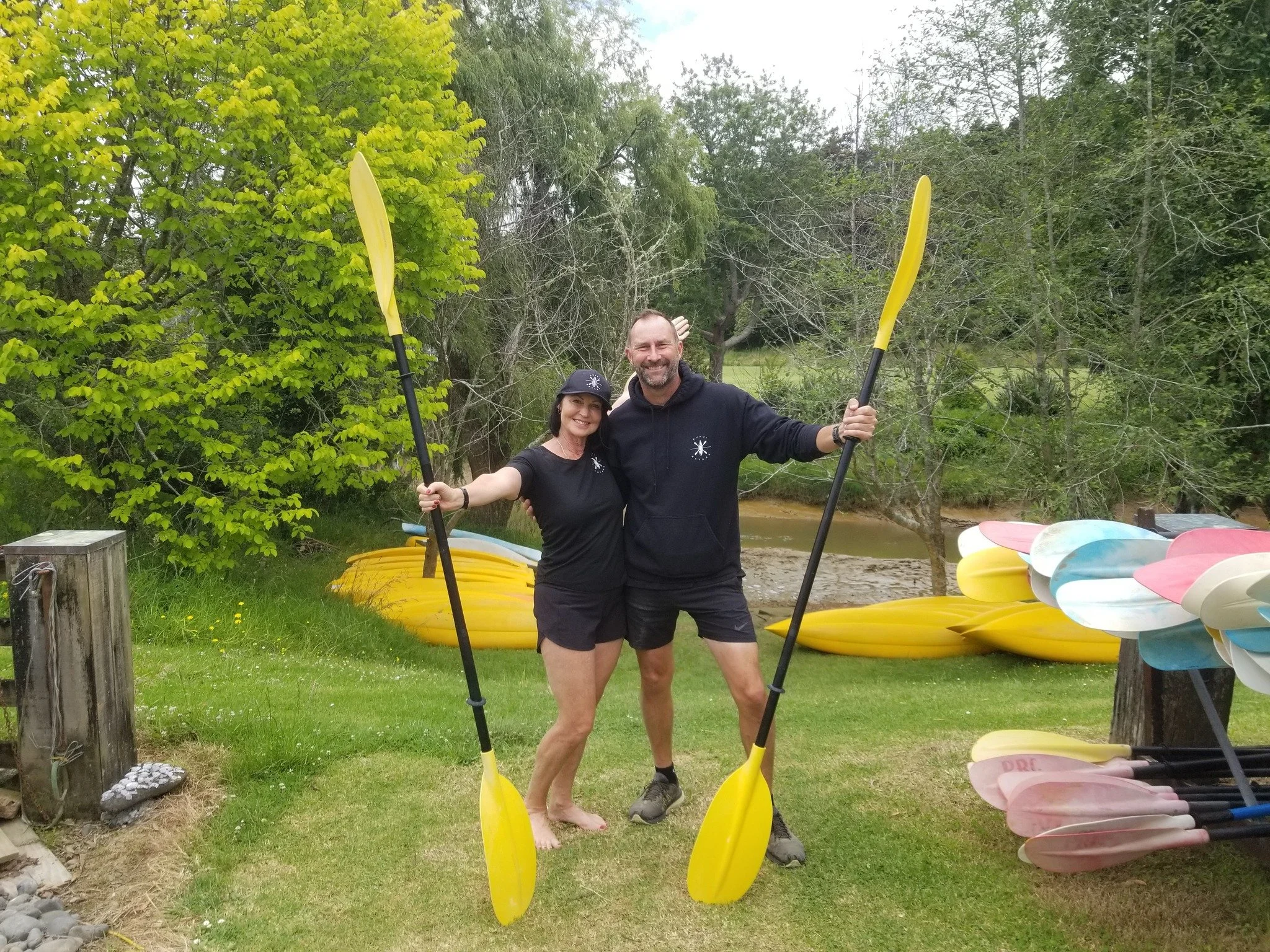 ♫ ♫ ♫  When the weather is fine, then you know it's a sign
For messing about on the river...
If you take my advice there's nothing so nice
As messing about on the river ♫ ♫ ♫

Join Matakana Tours and Debs and Mark from Puhoi Kayaks for a summer after