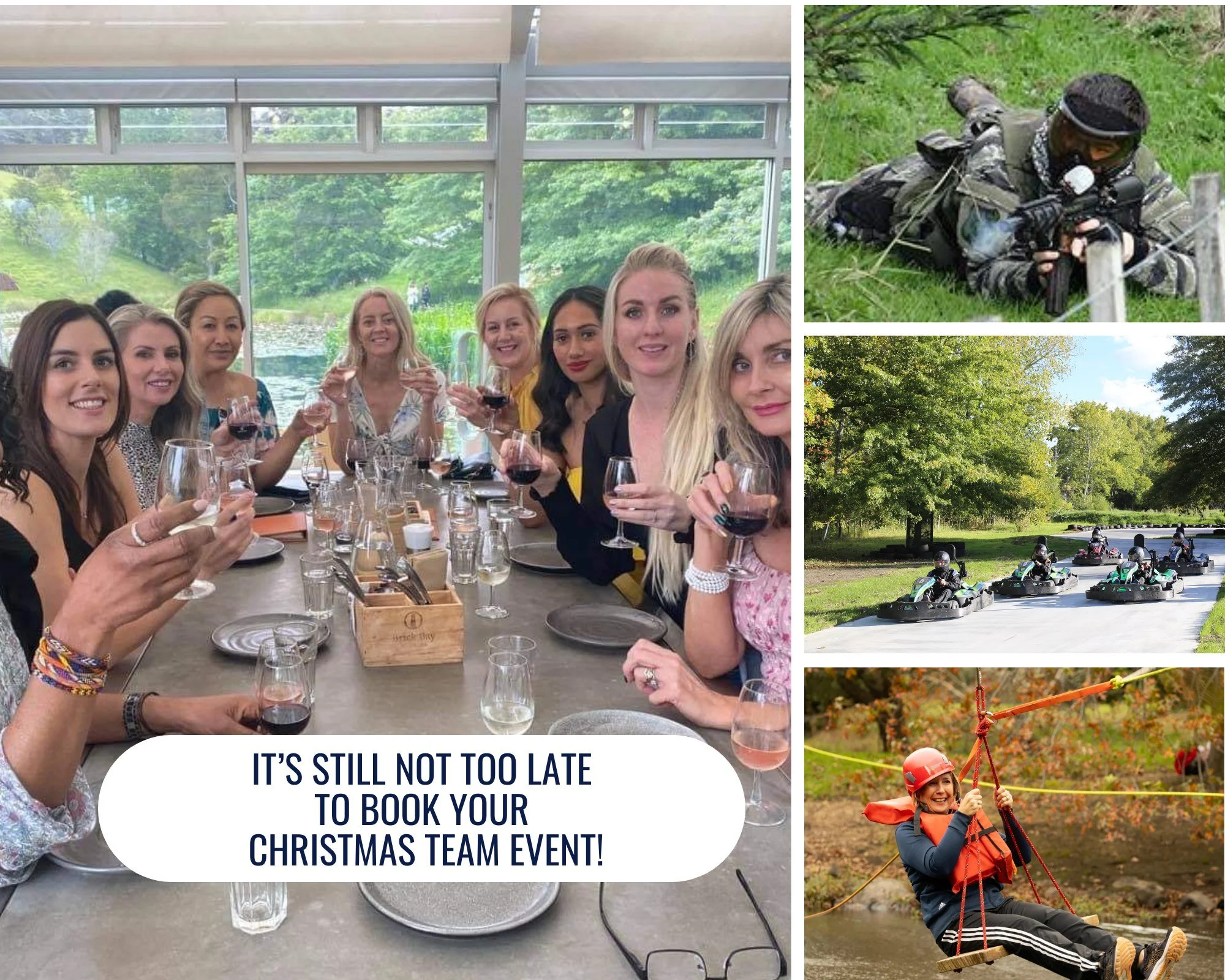 🎄🎄 Work Do Sorted! 🎄🎄

Whether it's Action packed, laid Back, or Boozy - Just leave it to us to get it sorted.
No fuss
Zero stress 😀

Call us now, then sit back and relax:
09 422 2505
https://www.matakanatours.co.nz/corporate
🎄🎄
