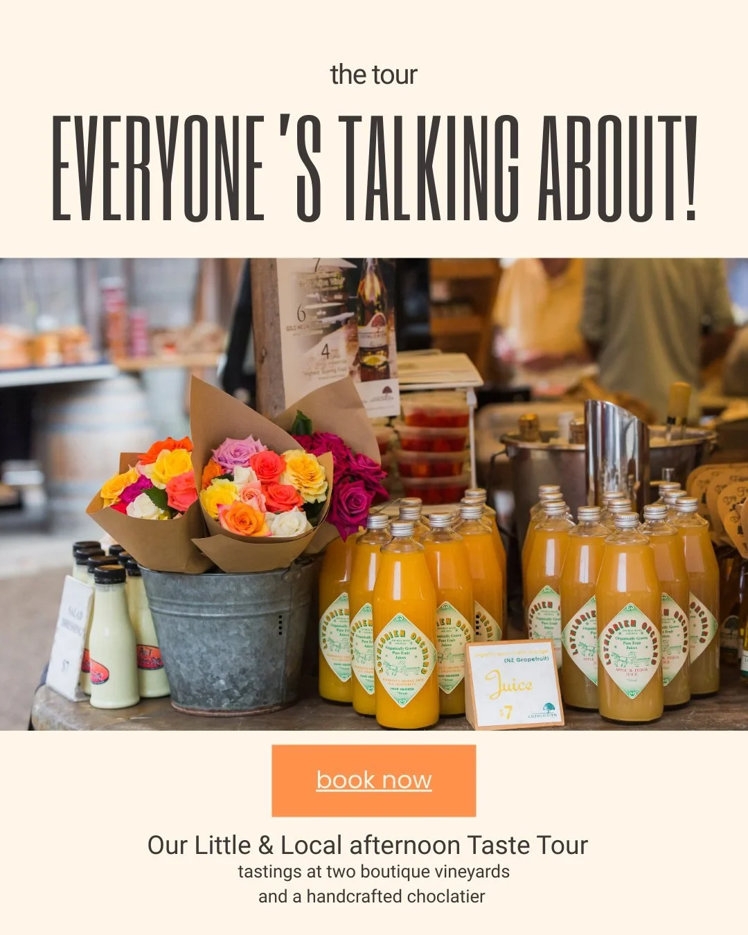 Got a short  stay in Matakana and want to experience as much as possible?
This is the tour everyone's talking about! 🍷

More info at: https://www.matakanatours.co.nz/littleandlocal-tours