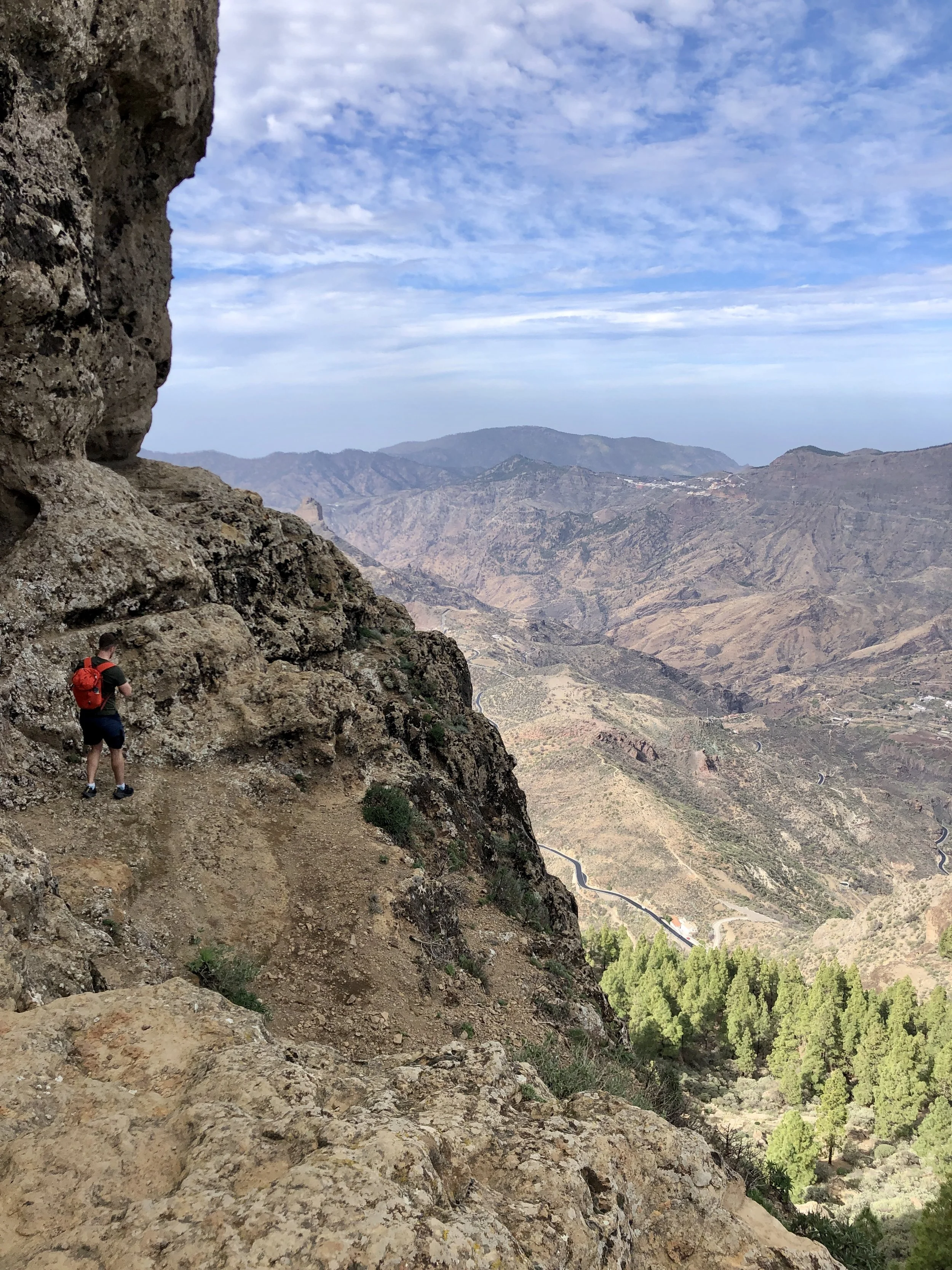 Utsikten over fjellene fra turen til Haakon og Aslak