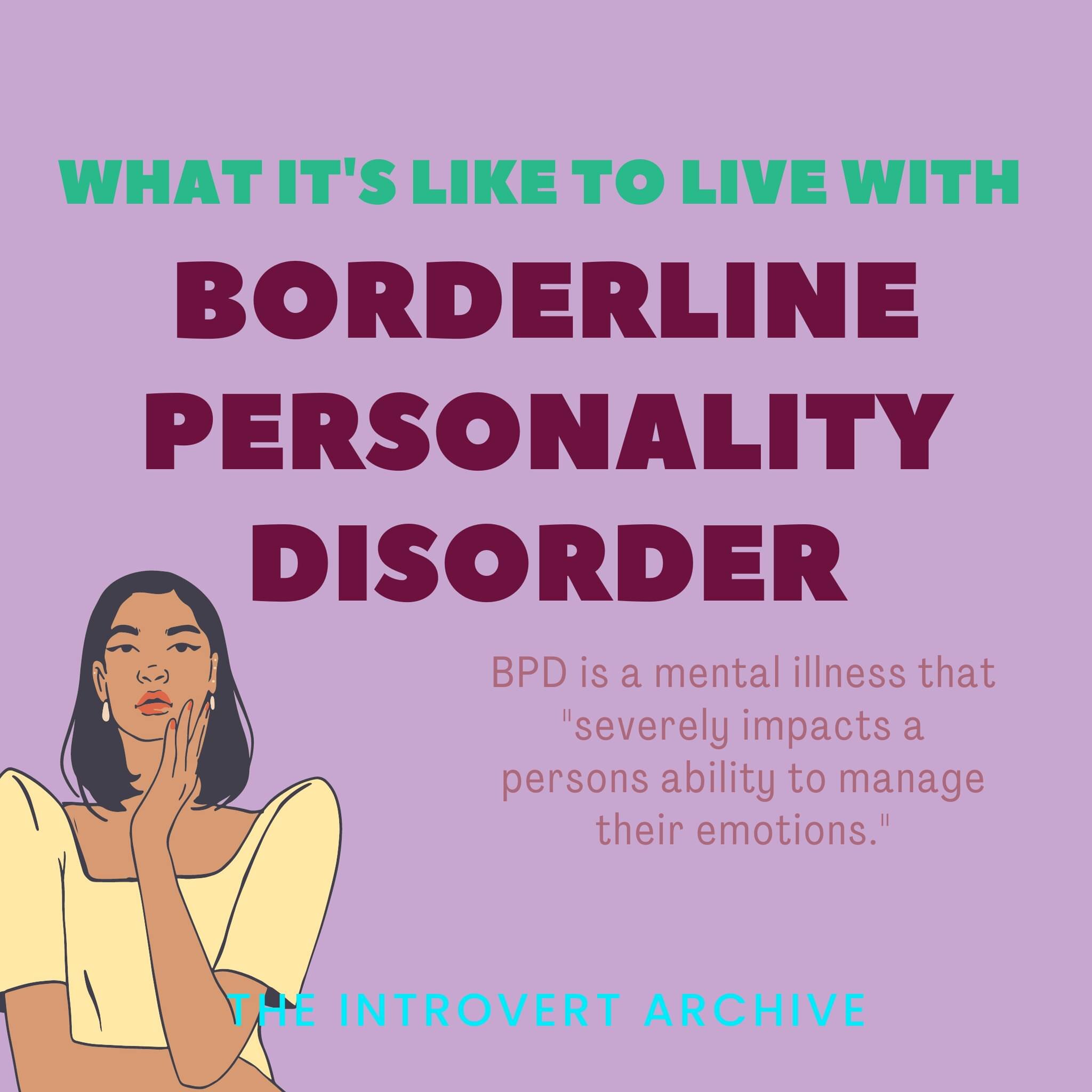 It can be hard to describe borderline personality disorder to people- perhaps it is easier to explain through some of the thoughts and behaviours we experience. 

#theintrovertarchive #mentalhealth #mentalhealthawareness #bpd #borderlinepersonalitydi