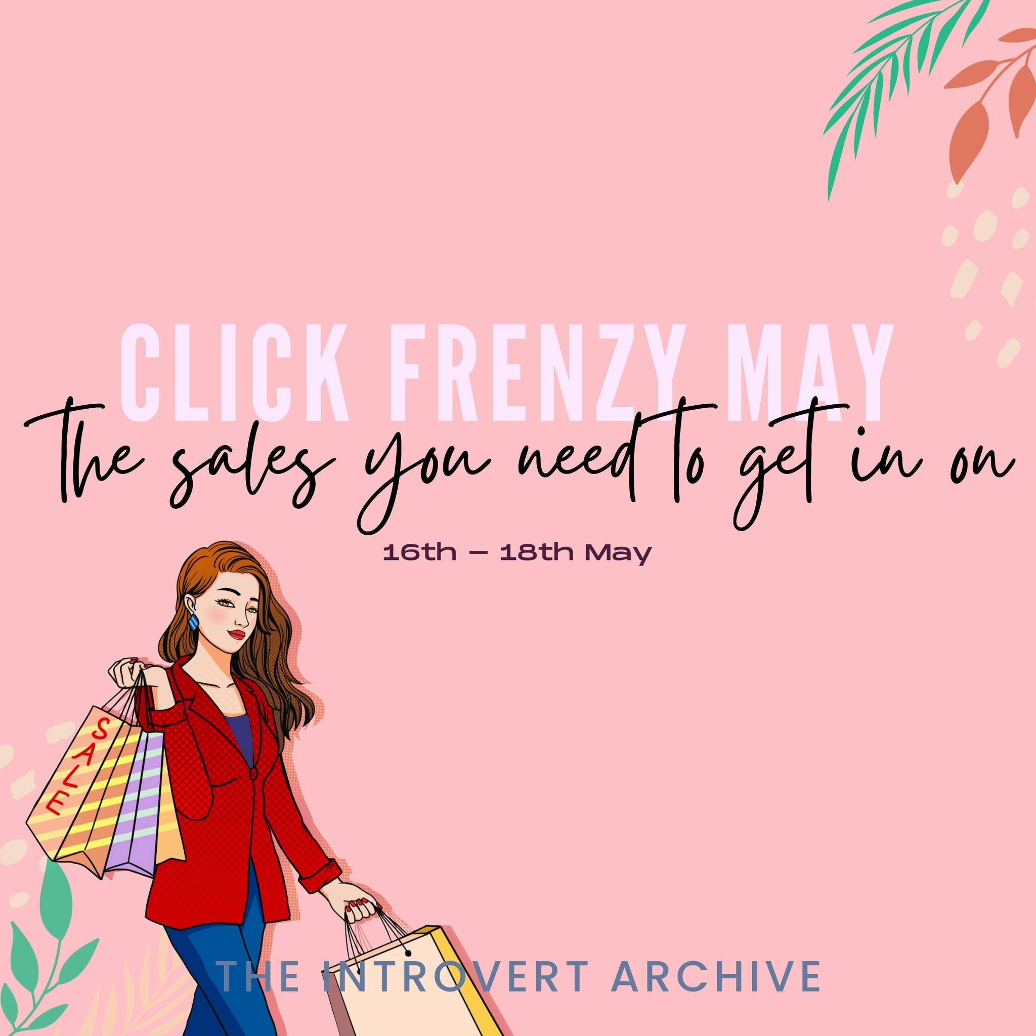 Your ultimate guide to Click Frenzy May 2023 is HERE! Get shopping for those discounts ✨

#theintrovertarchive #clickfrenzy #clickfrenzy2023