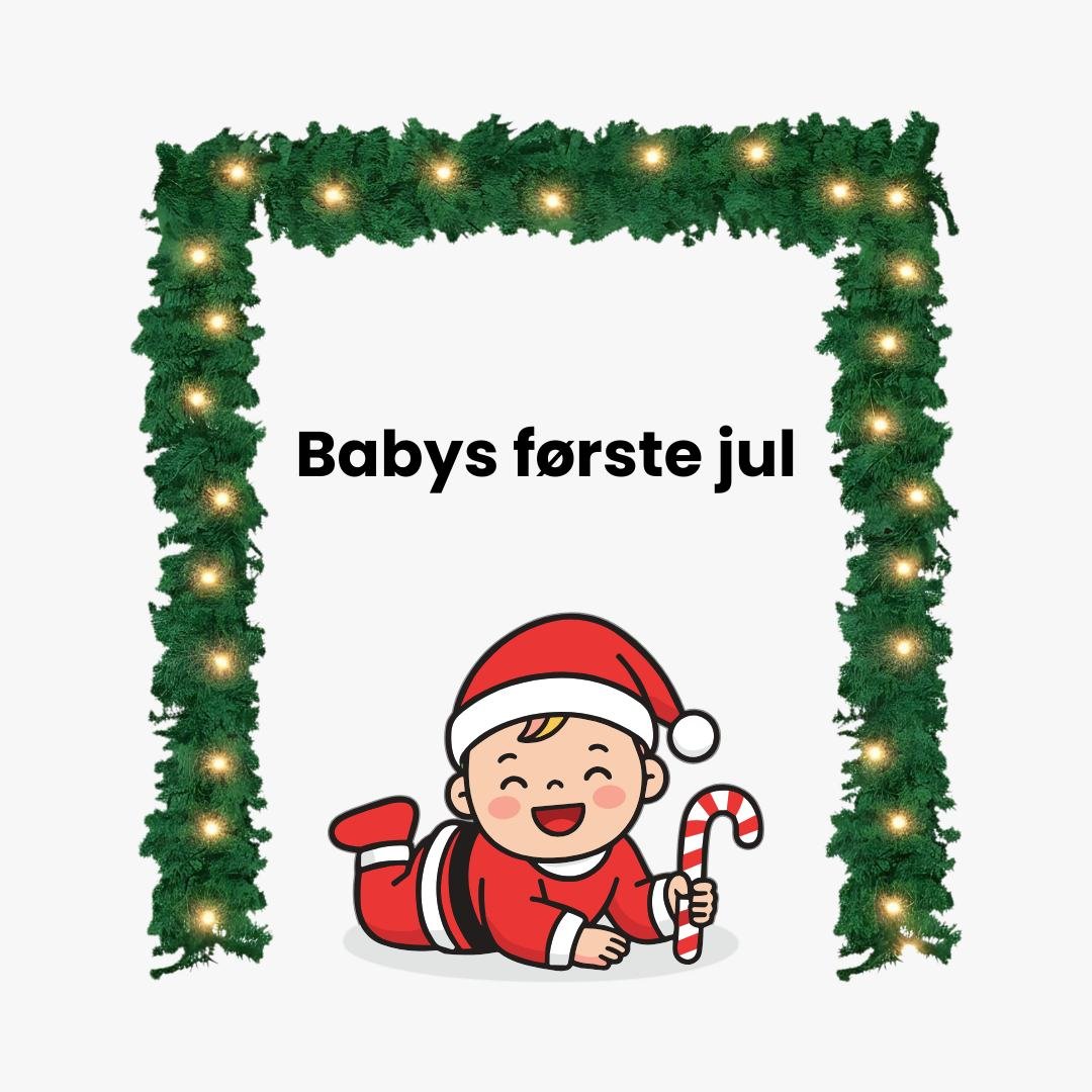 Babys f&oslash;rste jul er noget helt s&aelig;rligt 🎄
Det er en tid fyldt med gl&aelig;de, sp&aelig;nding og m&aring;ske ogs&aring; lidt bekymringer om, hvordan dagen skal g&aring;, og hvordan man passer bedst p&aring; sin lille baby. Det er en tid 