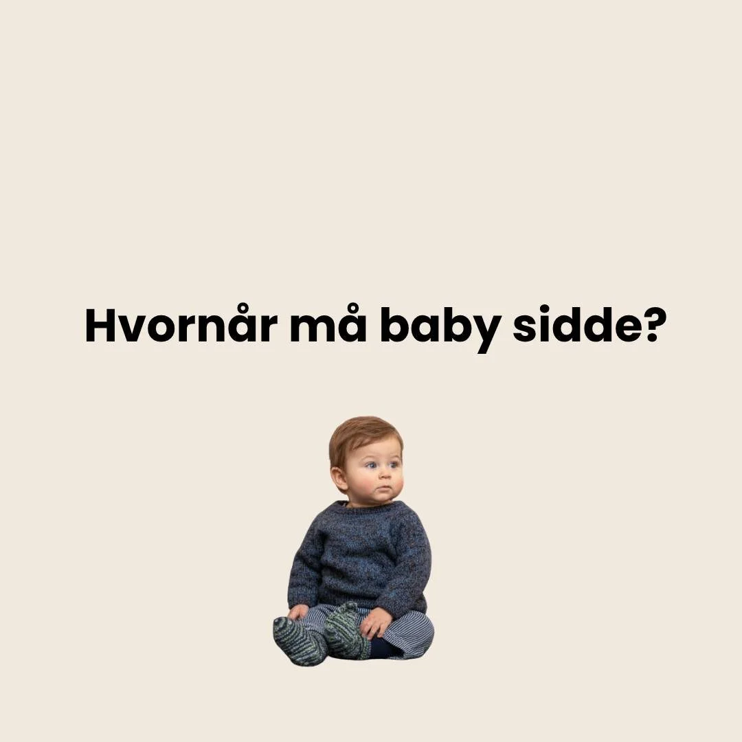 Hvorn&aring;r m&aring; baby egentlig sidde og skal man hj&aelig;lpe lidt p&aring; vej?

De fleste babyer l&aelig;rer selv at s&aelig;tte sig op omkring 8 til 10 m&aring;neder, n&aring;r kroppen er klar. Her har de opbygget styrke i mave, ryg og hofte