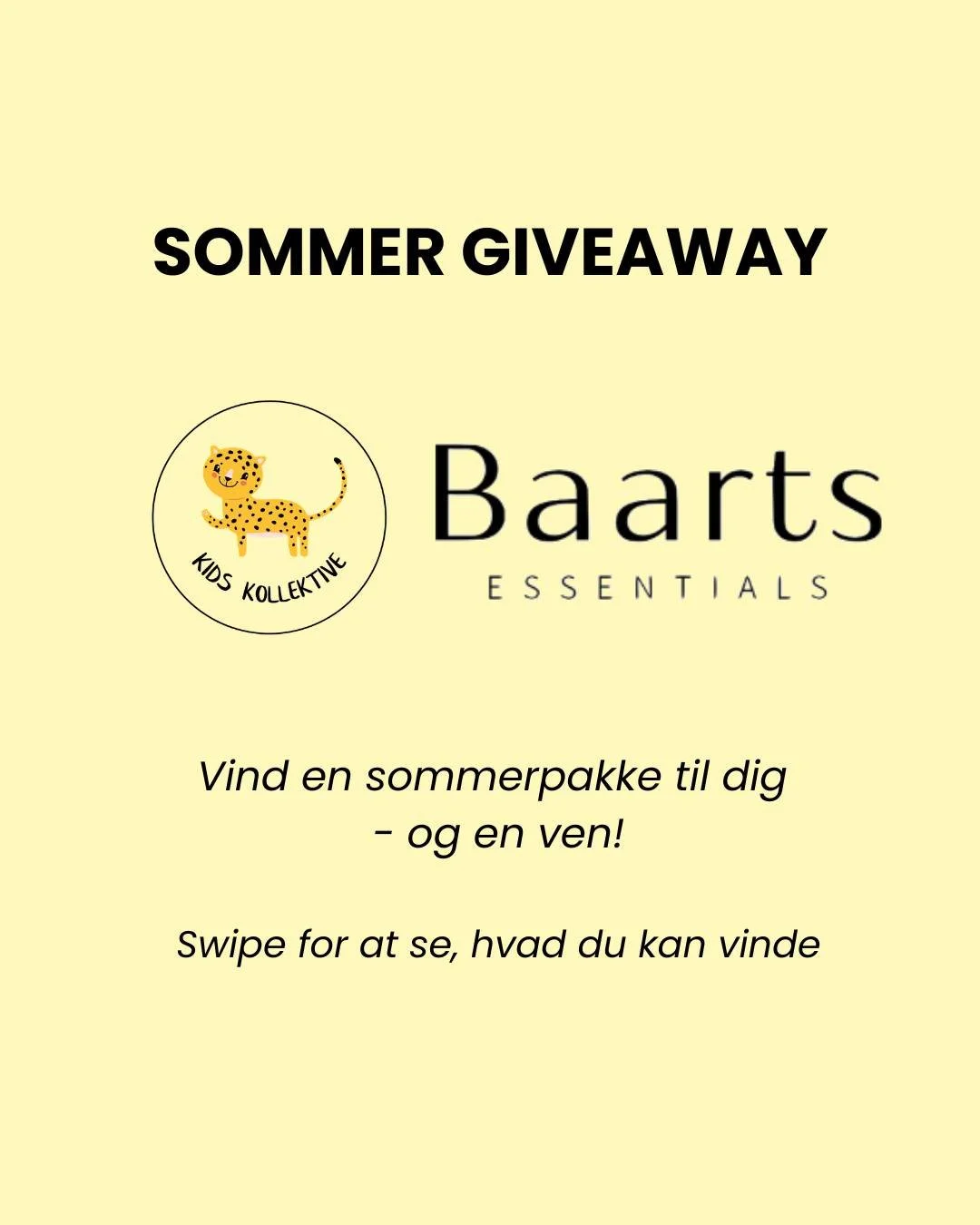 ☀️ SOMMERGIVEAWAY ☀️
Vind den perfekte sommerpakke til b&aring;de dig og baby ❤️

Du kan vinde vores popul&aelig;re bade stabelkopper, som er perfekte til badetid, sandkassen og sanselig leg med rindende vand og sand.🏖️
Derudover kan du vinde den ny