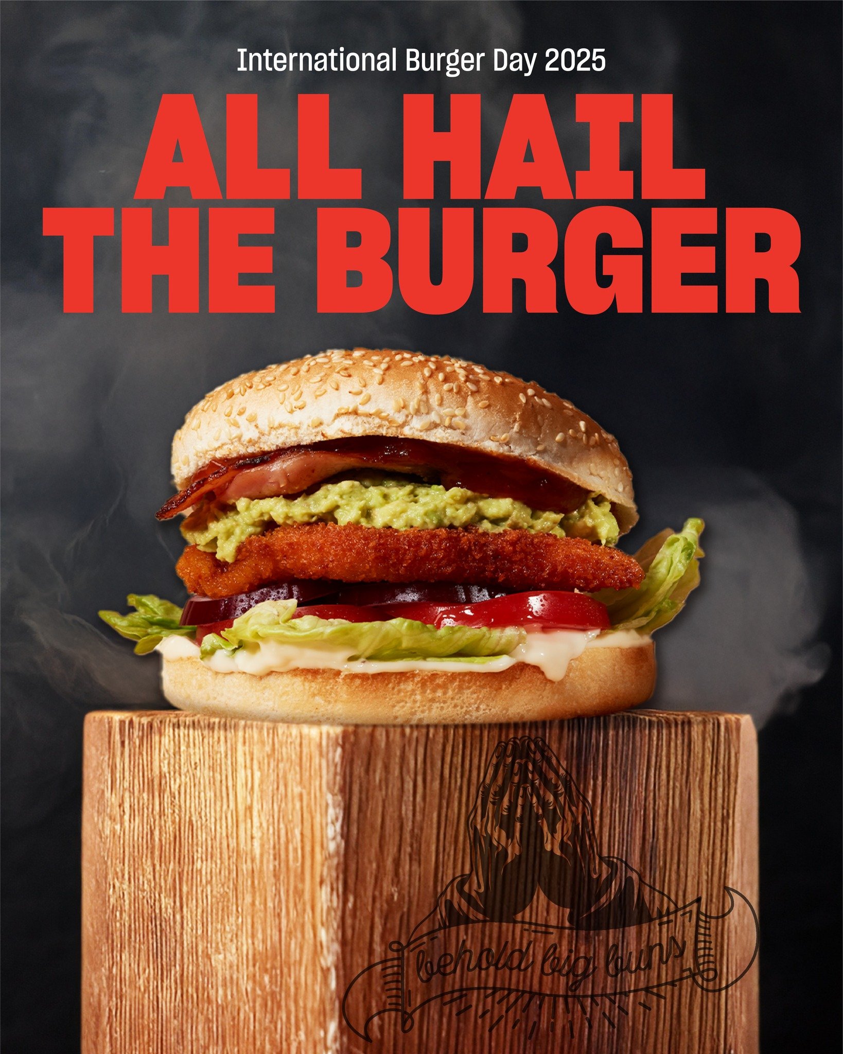 It's International Burger Day tomorrow and you betcha we're cooking up something good. Watch this space 👀

#internationalburgerday #burgers #burgerday #burgerdeals #burgerwisconsin